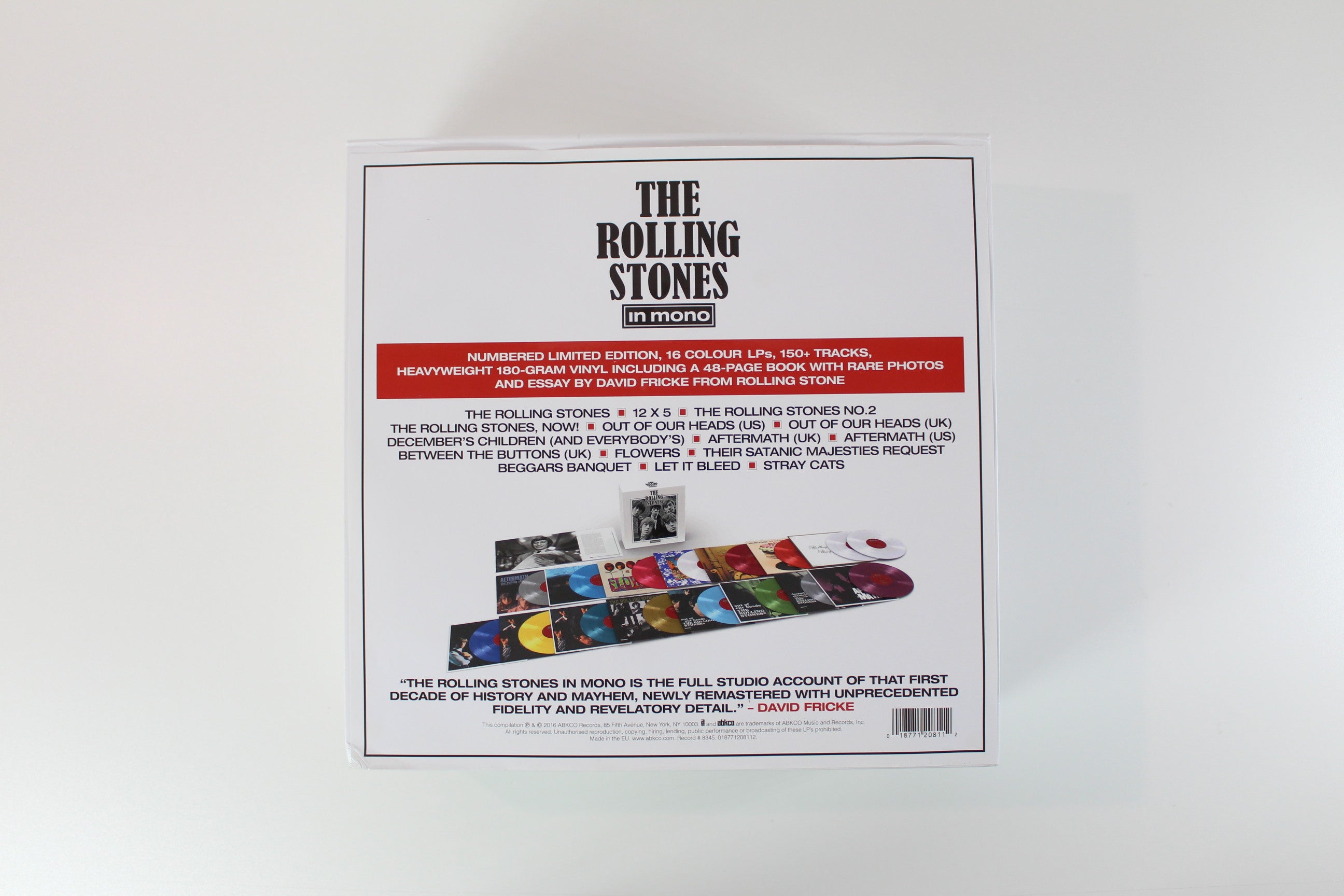 The Rolling Stones - The Rolling Stones In Mono Box Set Ltd. Numbered Colored Vinyl on ABKCO