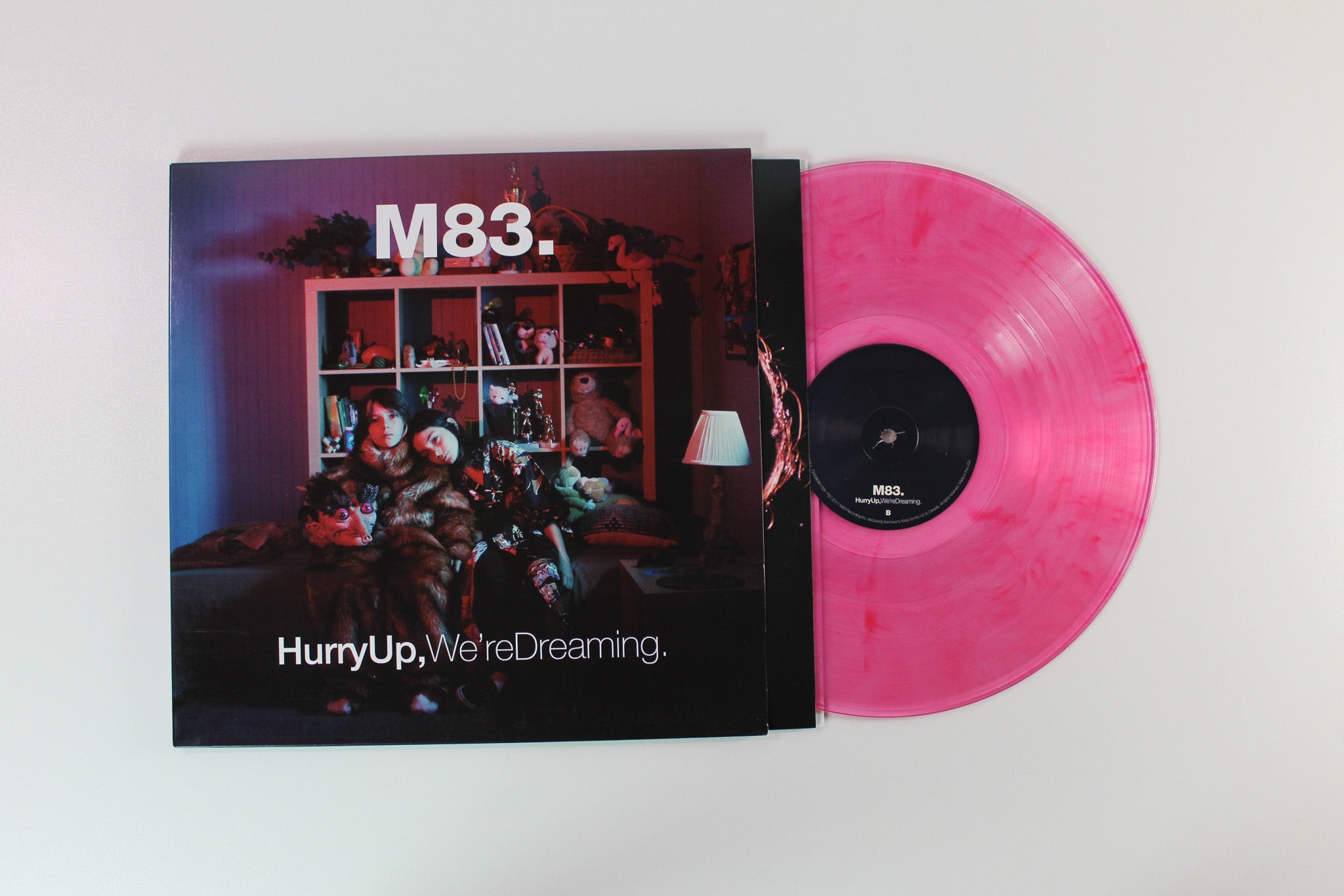 M83 - Hurry Up, We're Dreaming. on Mute Ltd' Pink & Blue Vinyl
