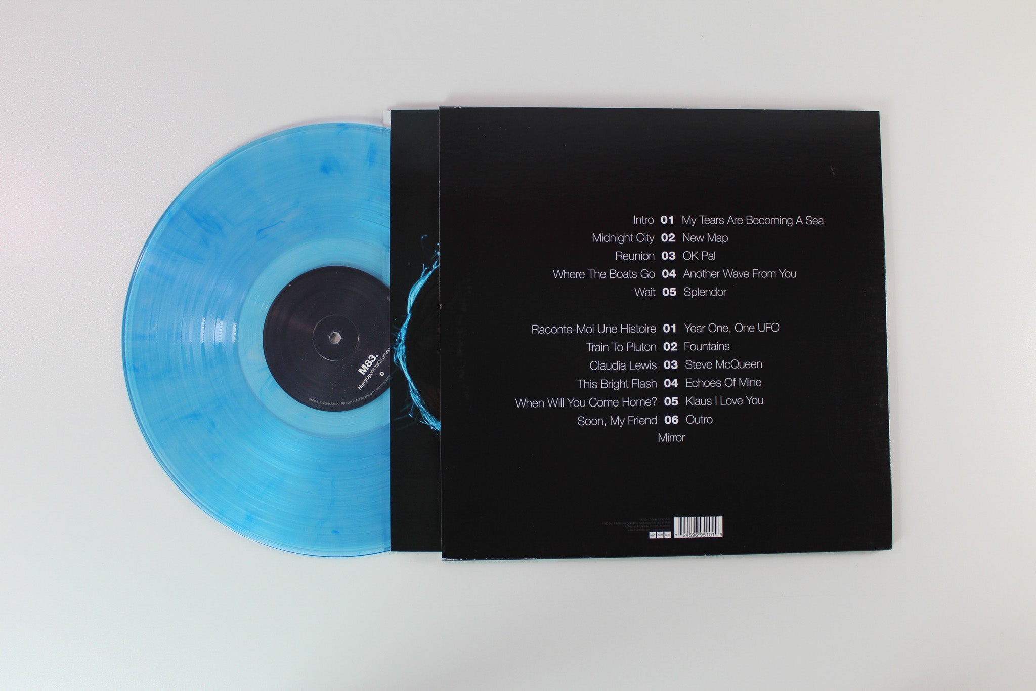 M83 - Hurry Up, We're Dreaming. on Mute Ltd' Pink & Blue Vinyl