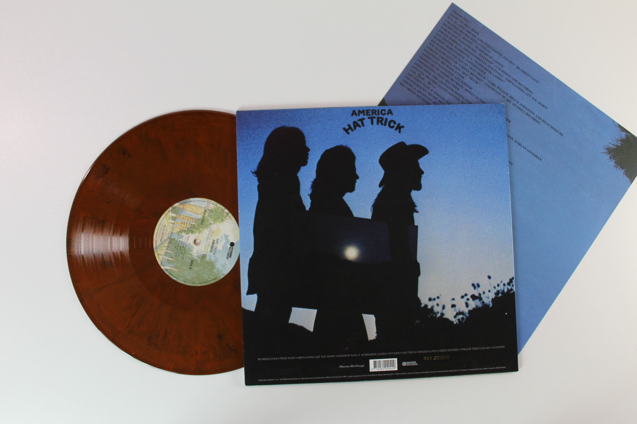 America - Hat Trick on Music On Vinyl - Safari Colored Vinyl