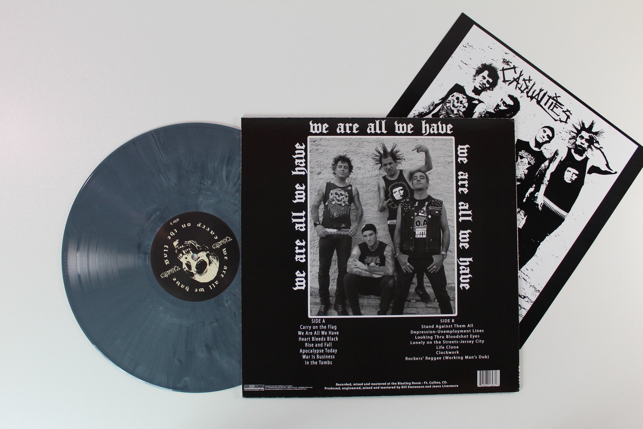The Casualties - We Are All We Have on SideOneDummy Records Grey Vinyl