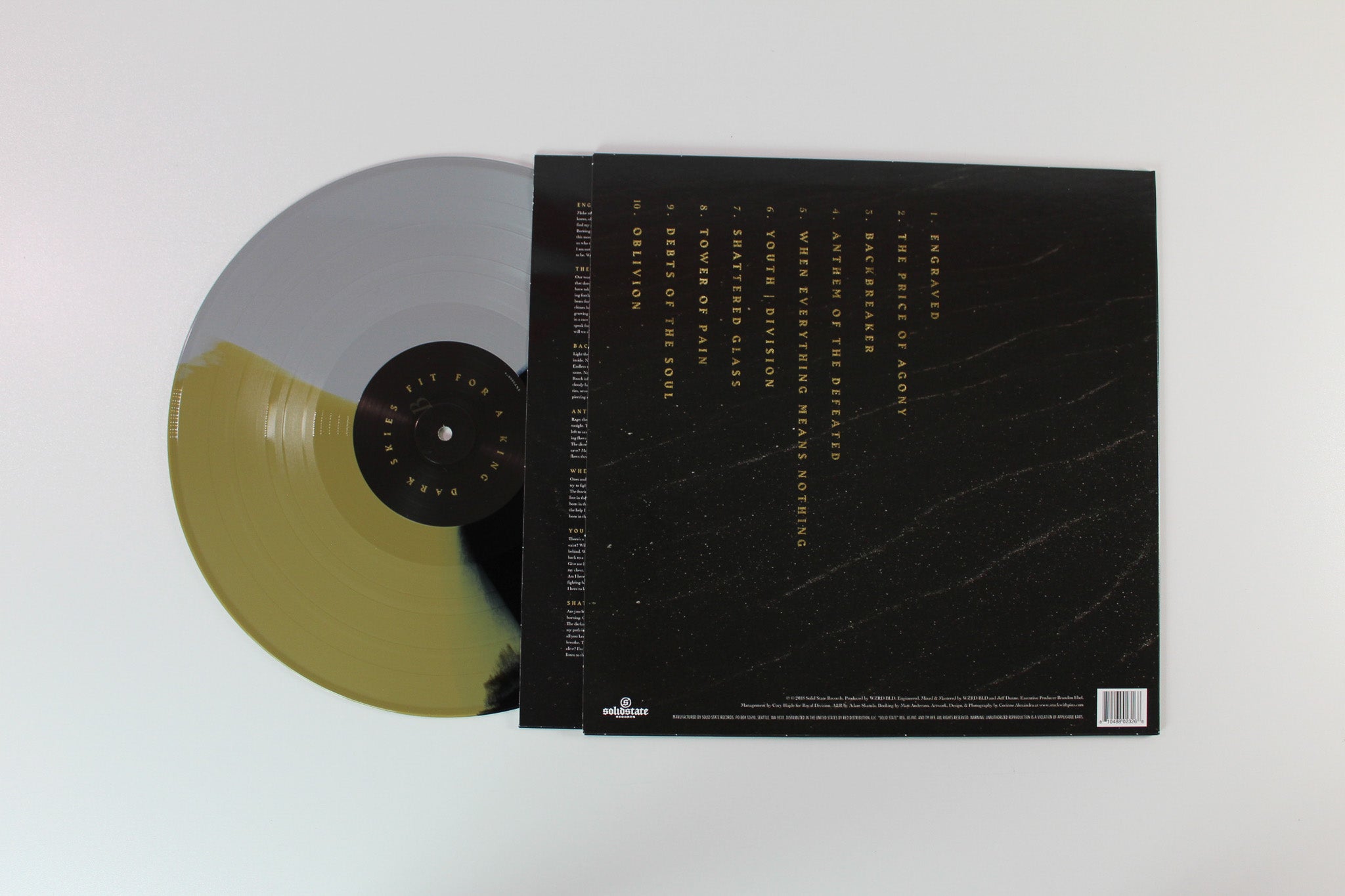 Fit For A King - Dark Skies on Solid State Tri-Color Vinyl