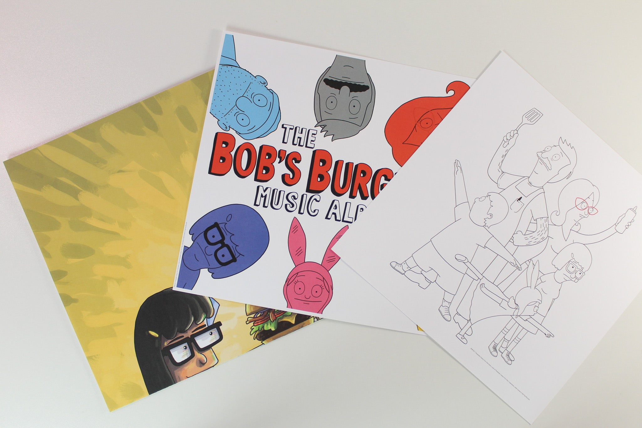 Bob's Burgers - The Bob's Burgers Music Album Deluxe Ltd. Box Set on Sub Pop Red, Yellow & Green Vinyl