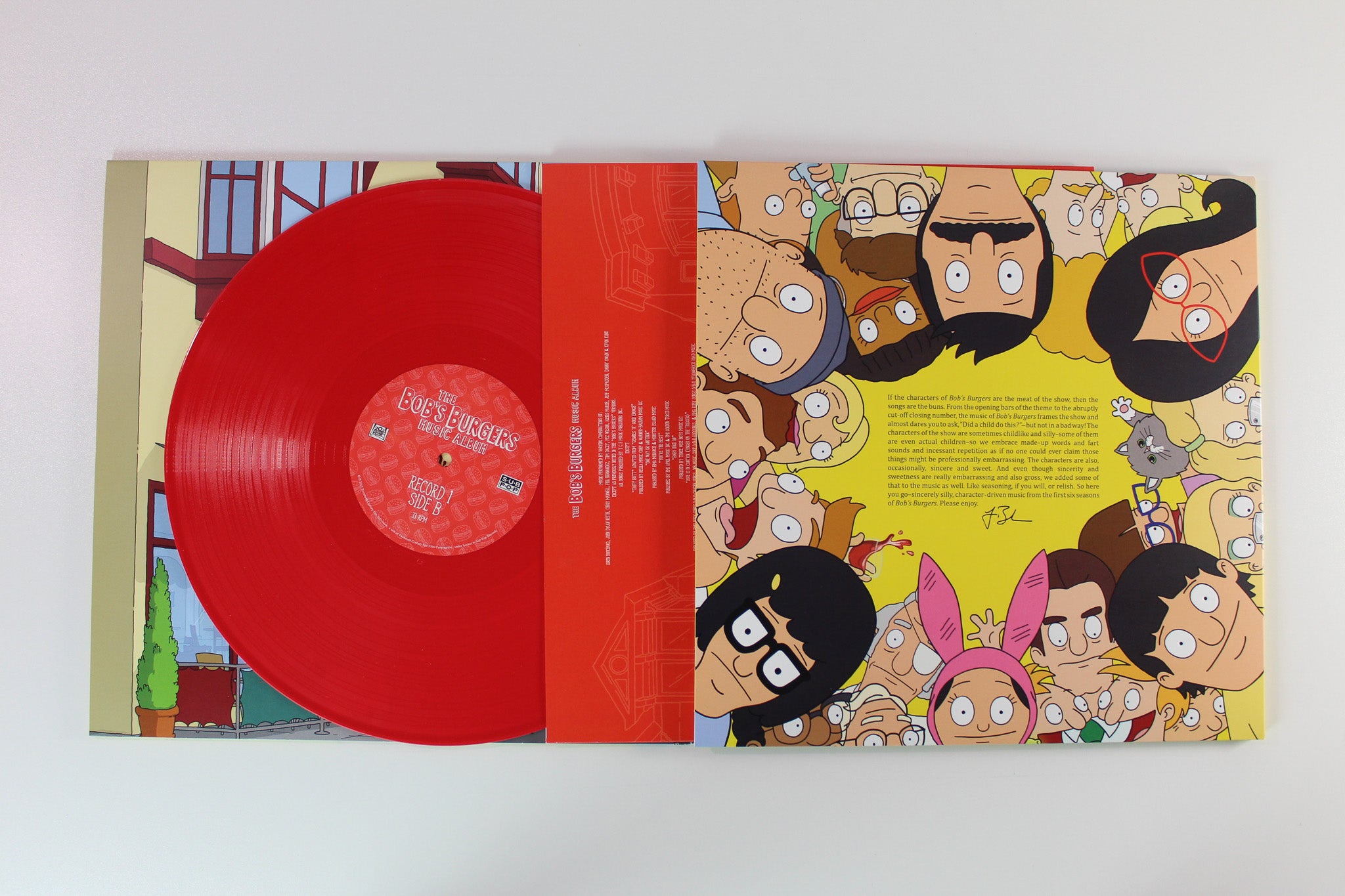 Bob's Burgers - The Bob's Burgers Music Album Deluxe Ltd. Box Set on Sub Pop Red, Yellow & Green Vinyl