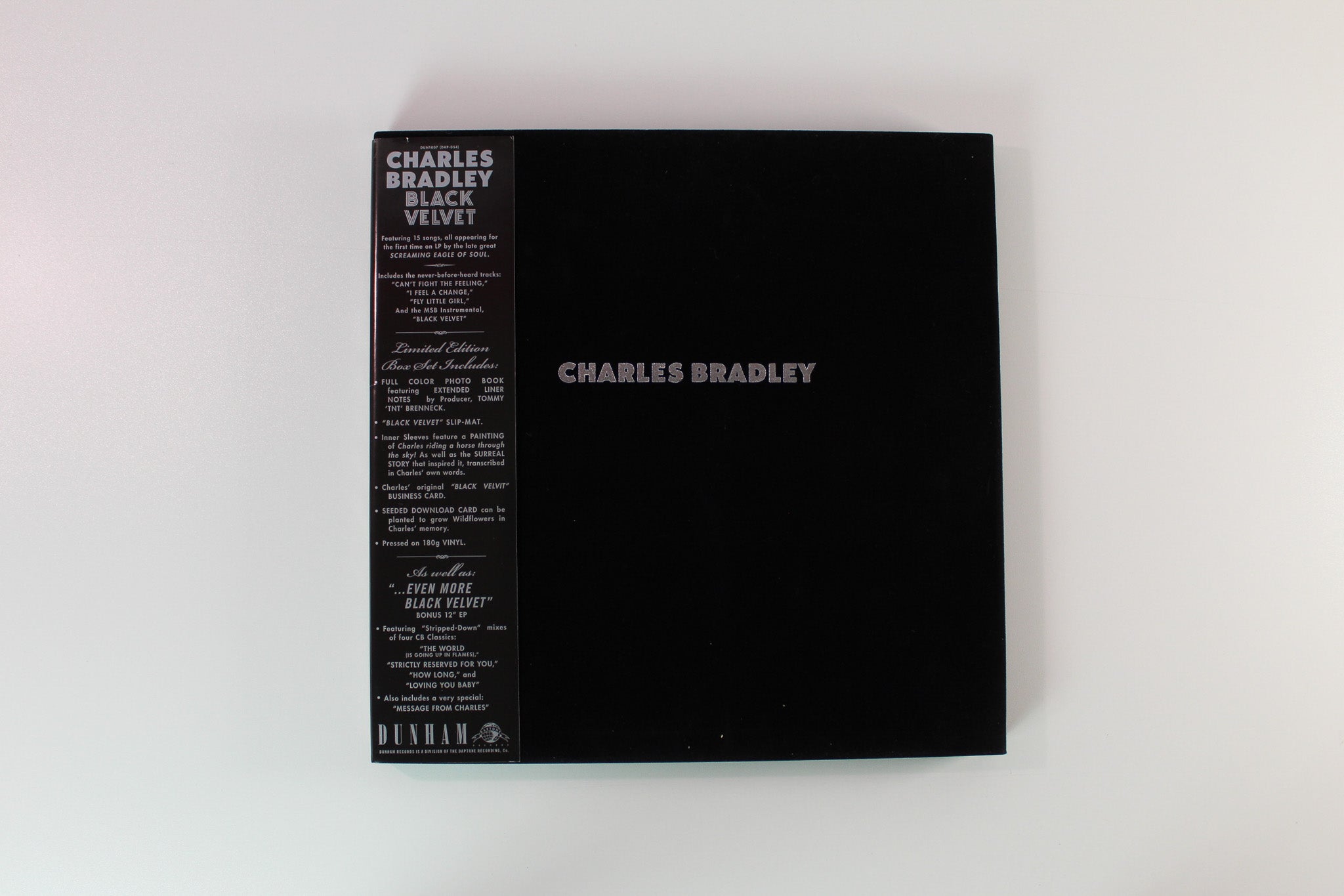 Charles Bradley - Black Velvet Deluxe Edition Box Set on Dunham