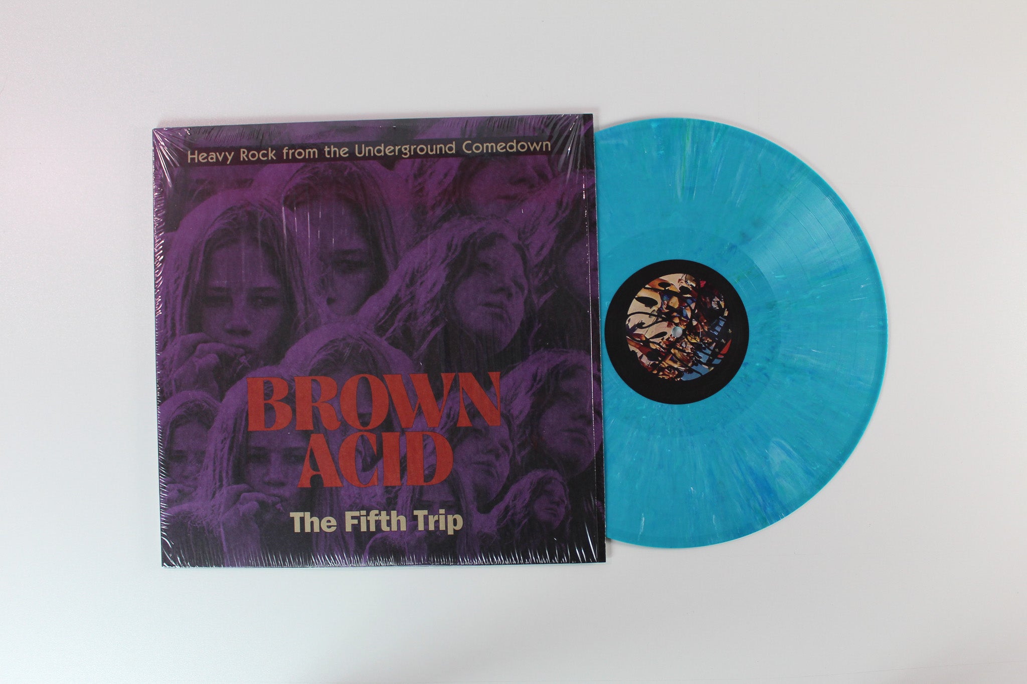 Various - Brown Acid: Ten Trips (Heavy Rock From The Underground Comedown) on RidingEasy Random Color Vinyl Box Set