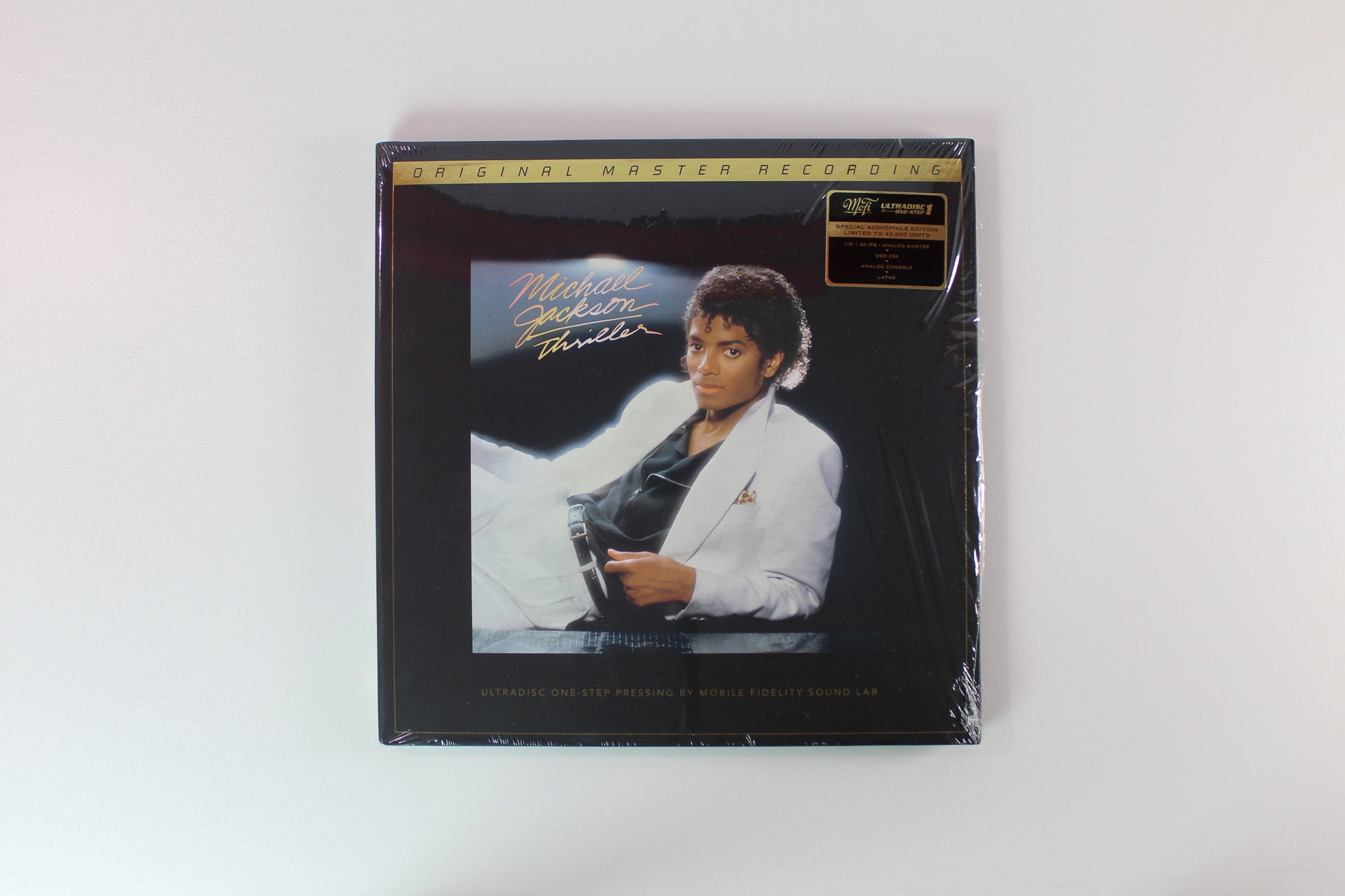Michael Jackson - Thriller on Mobile Fidelity Sound Lab Ltd Numbered 180 Gram SuperVinyl Box Set Reissue