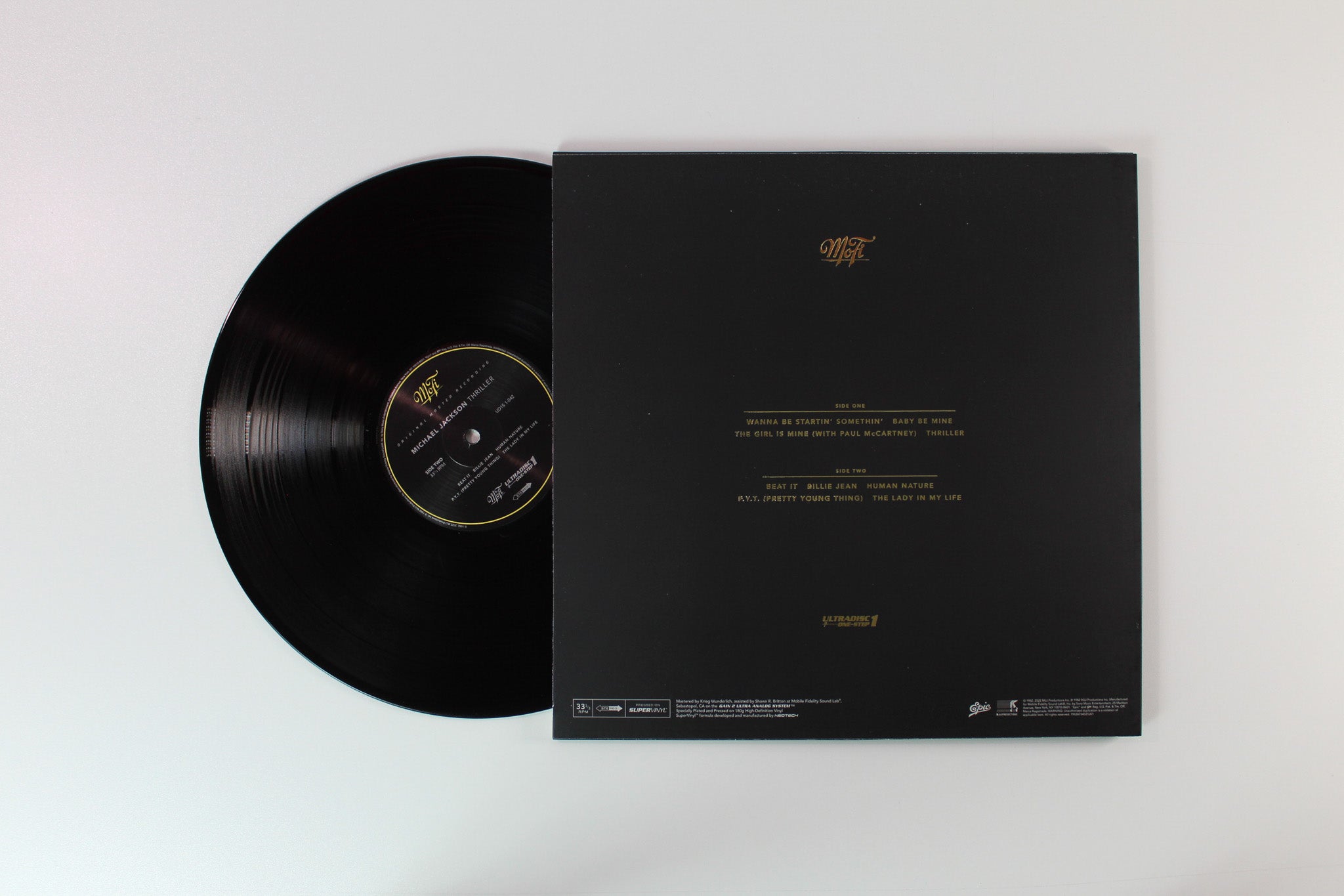 Michael Jackson - Thriller on Mobile Fidelity Sound Lab Ltd Numbered 180 Gram SuperVinyl Box Set Reissue