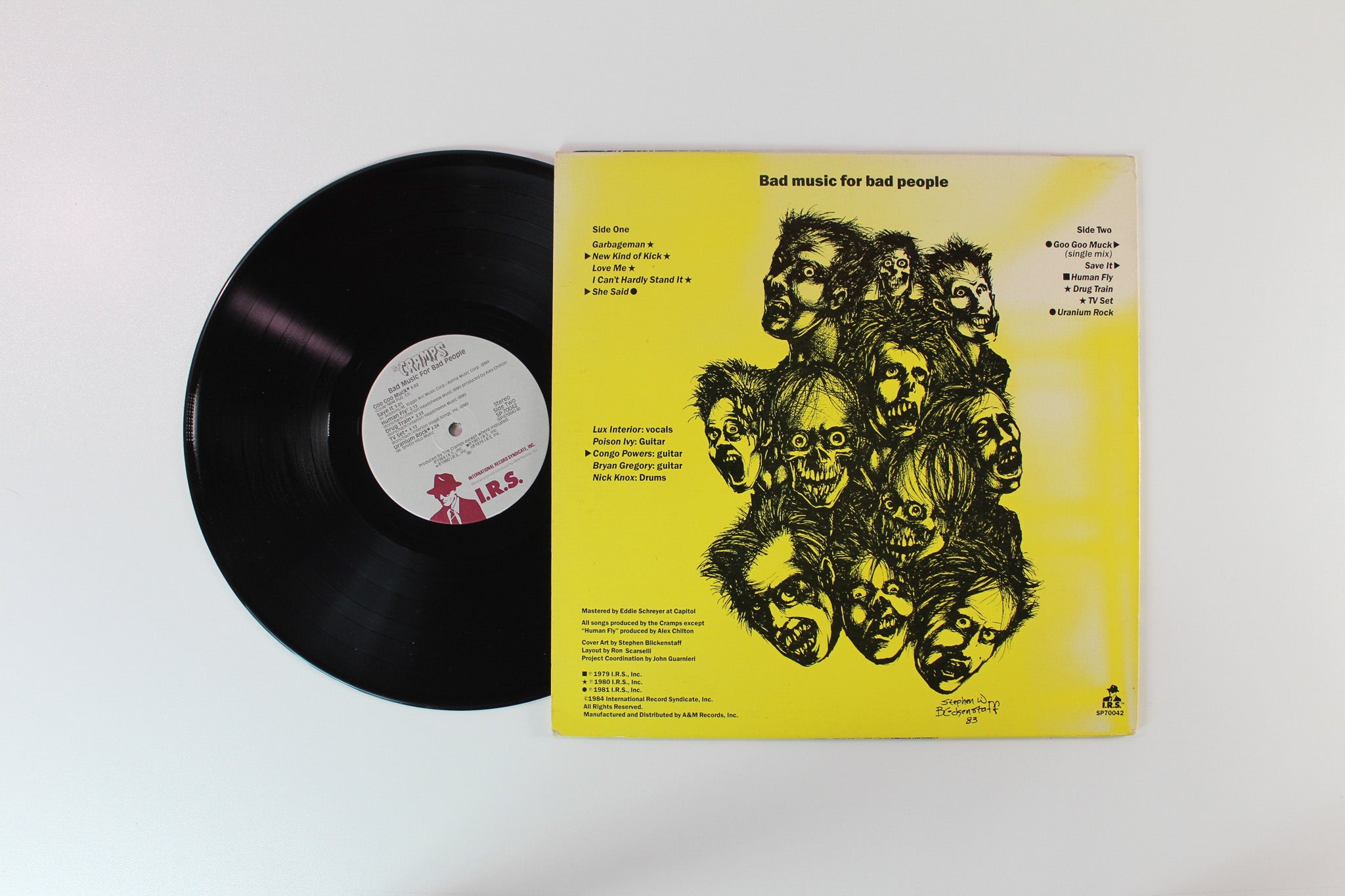 The Cramps - Bad Music For Bad People on I.R.S. Records