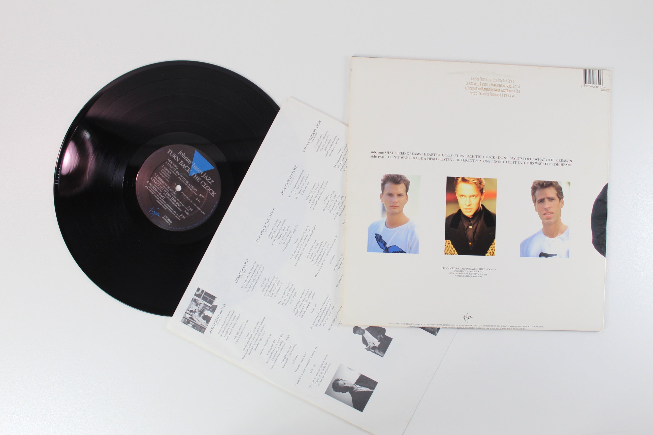 Johnny Hates Jazz - Turn Back The Clock on Virgin