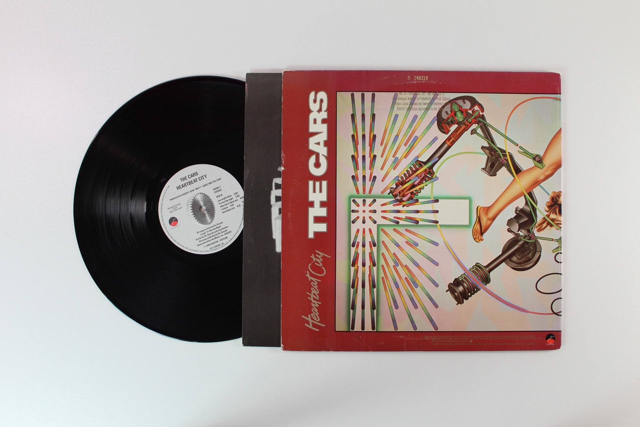 The Cars - Heartbeat City on Elektra Ltd. Quiex II Promo