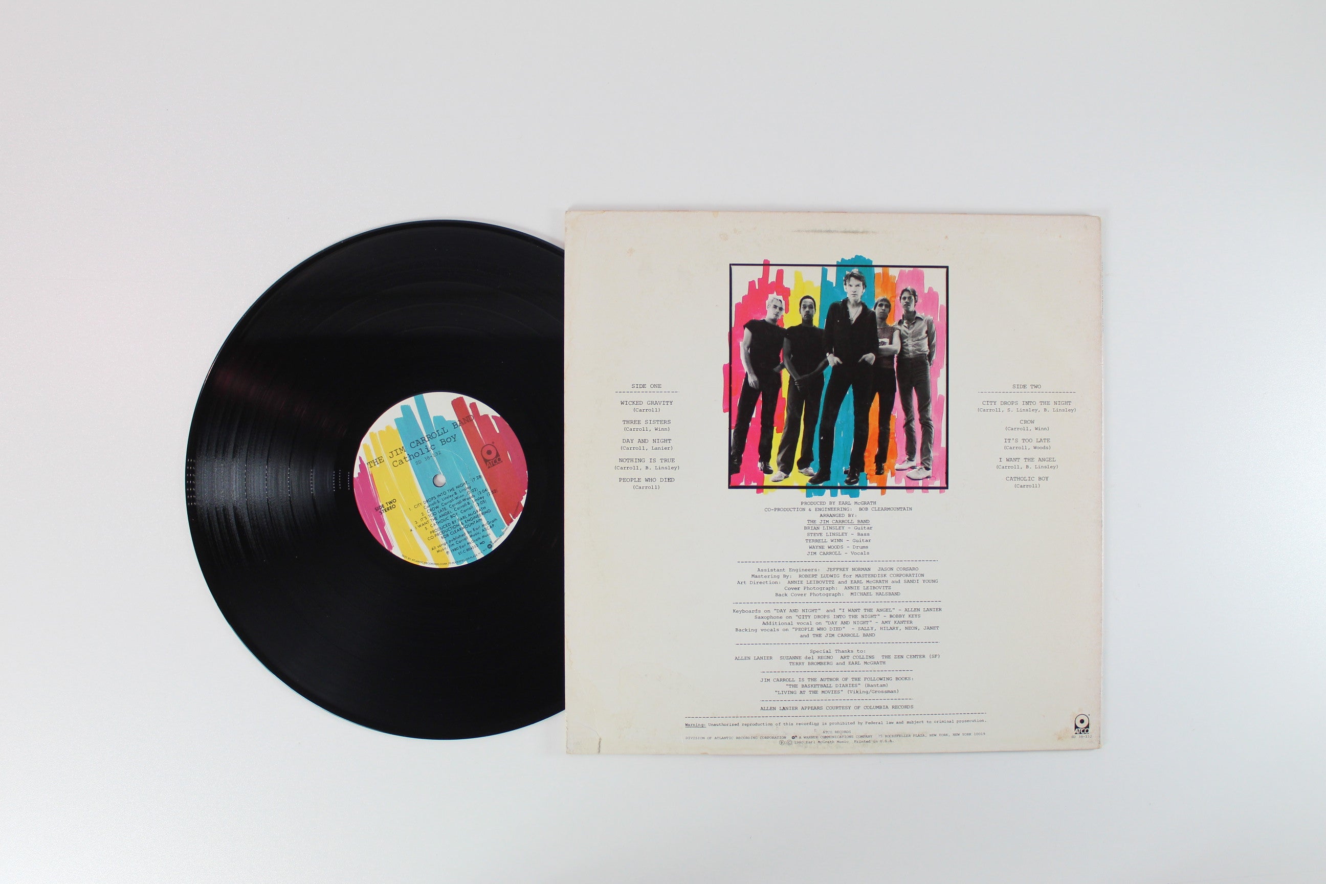 The Jim Carroll Band - Catholic Boy on ATCO Records