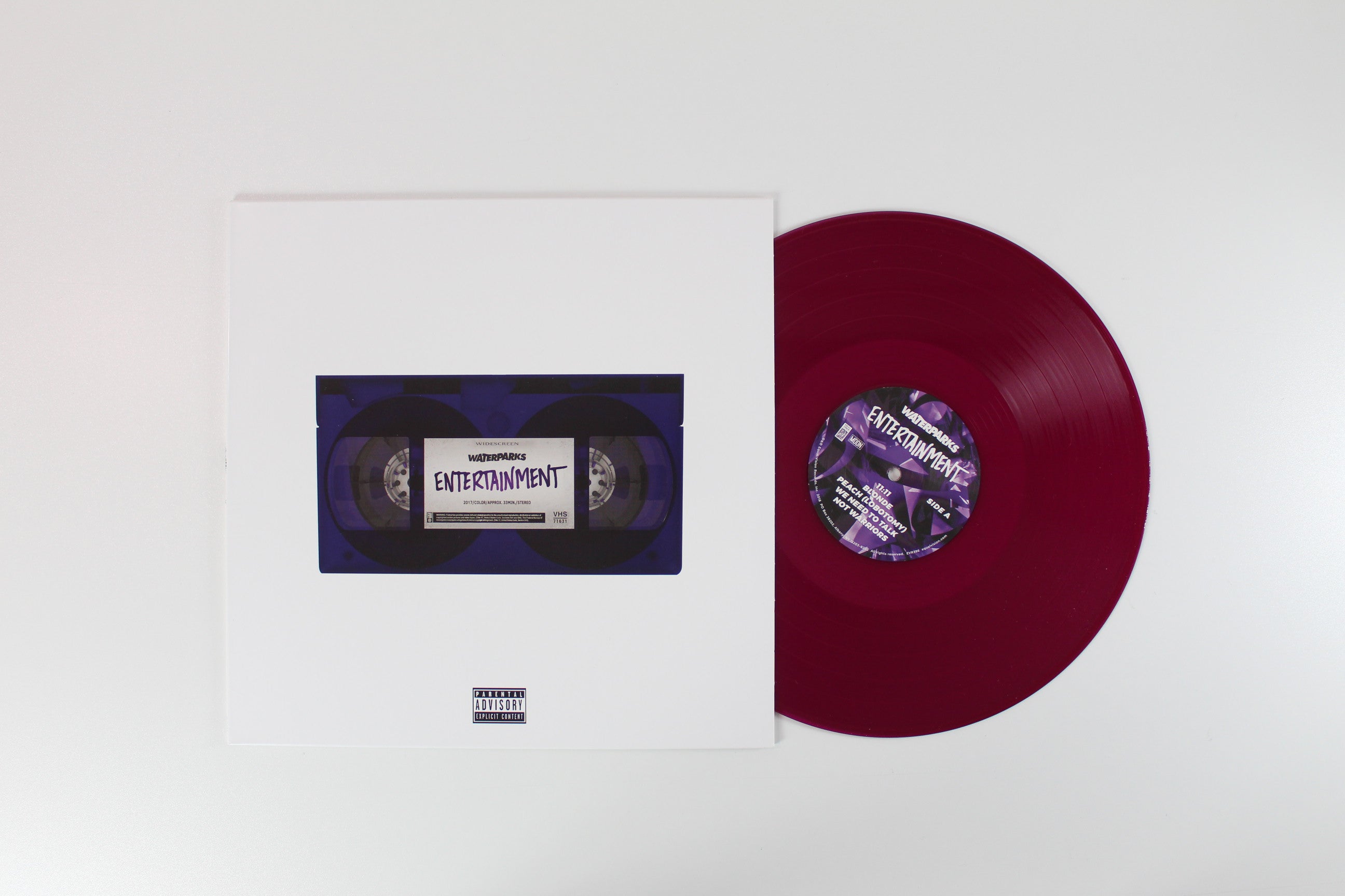 Waterparks - Entertainment on Equal Vision Records - Eggplant Translucent Vinyl