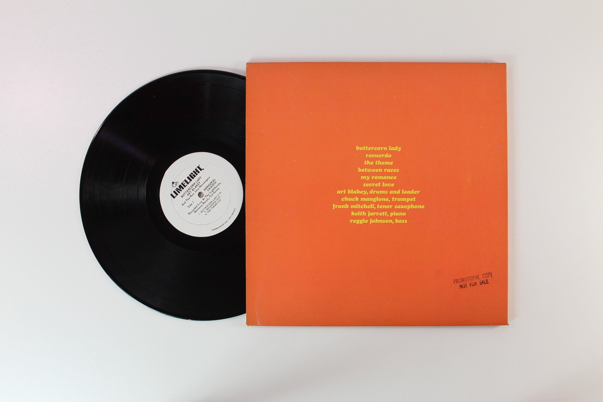 Art Blakey & The Jazz Messengers - Buttercorn Lady on Limelight Promo