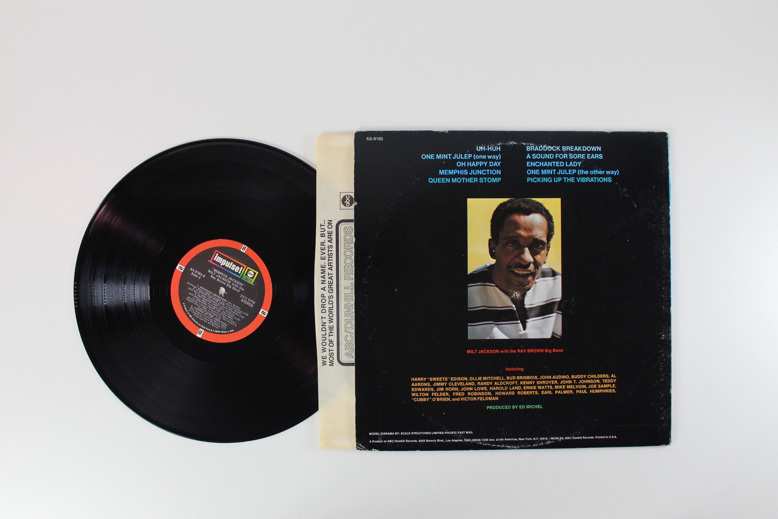 Milt Jackson, The Ray Brown Big Band - Memphis Jackson on Impulse!