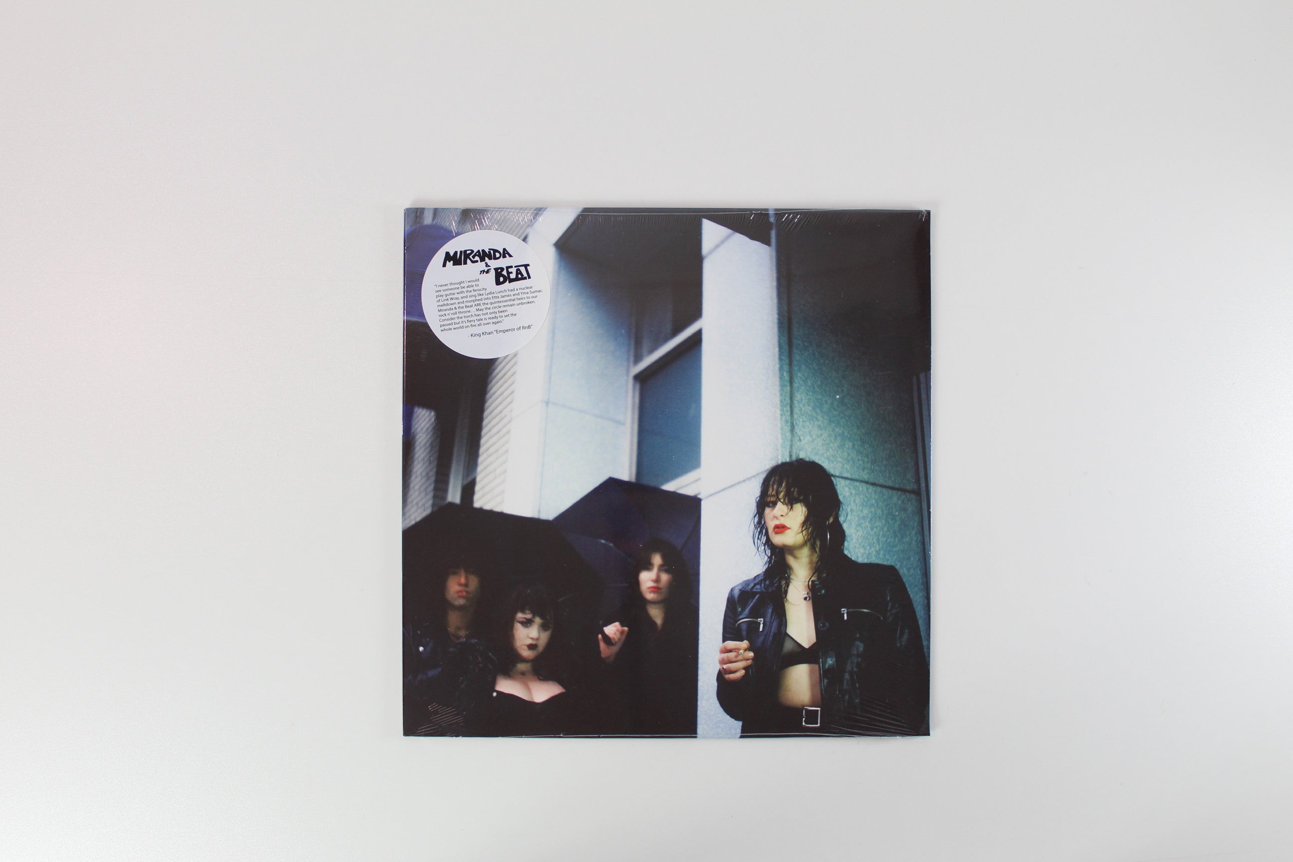Miranda And The Beat - Miranda & The Beat on Ernest Jenning Record Co. / Khannibalism - Blue Translucent Vinyl - Sealed
