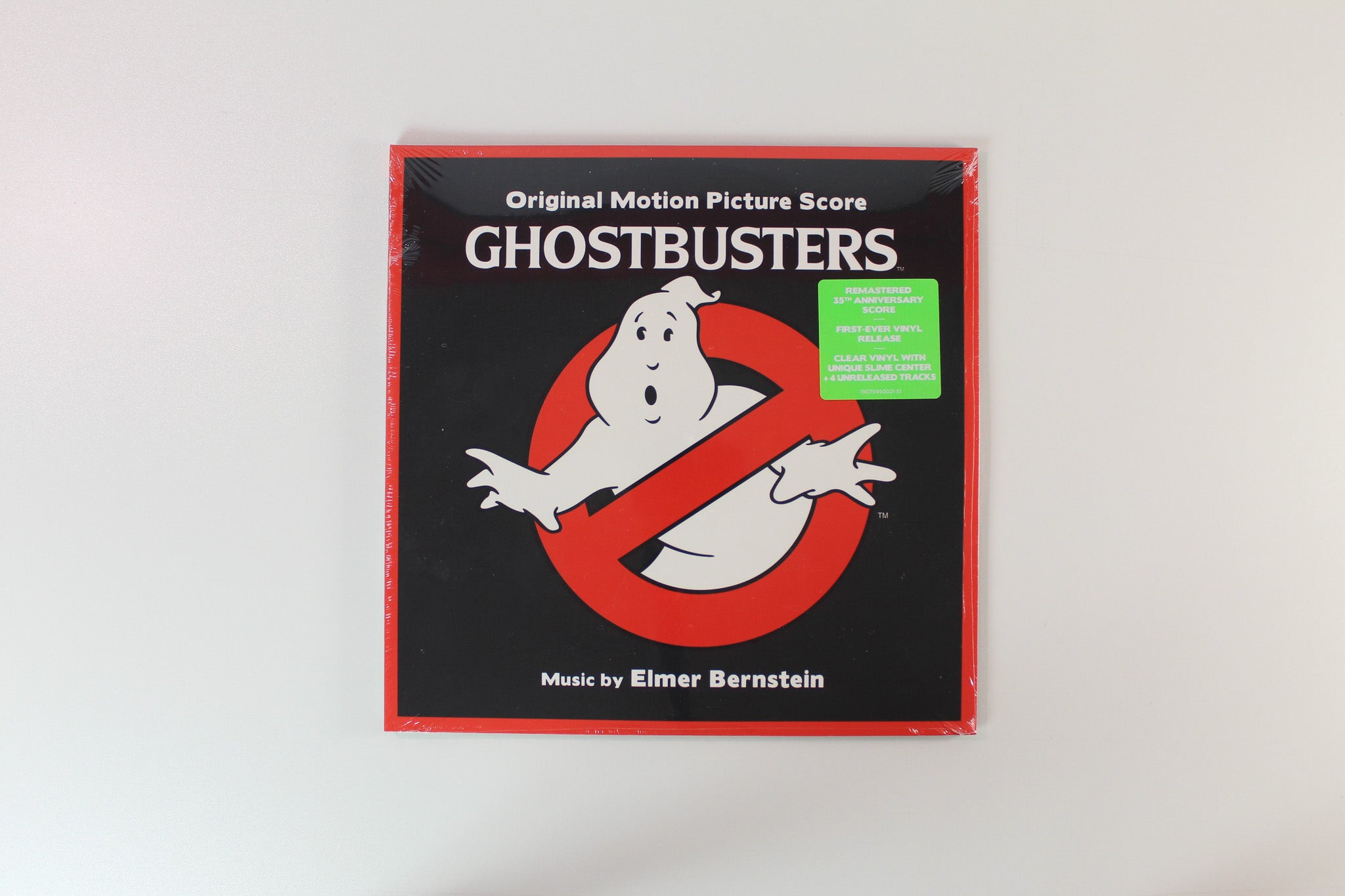 Elmer Bernstein - Ghostbusters (Original Motion Picture Score) on Sony Classical Reissue Clear w/ Slime Center