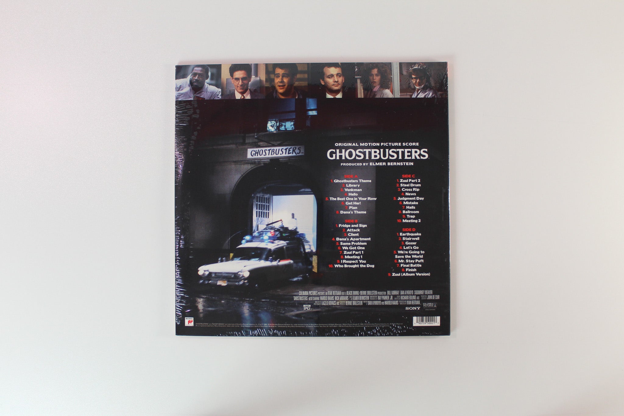 Elmer Bernstein - Ghostbusters (Original Motion Picture Score) on Sony Classical Reissue Clear w/ Slime Center
