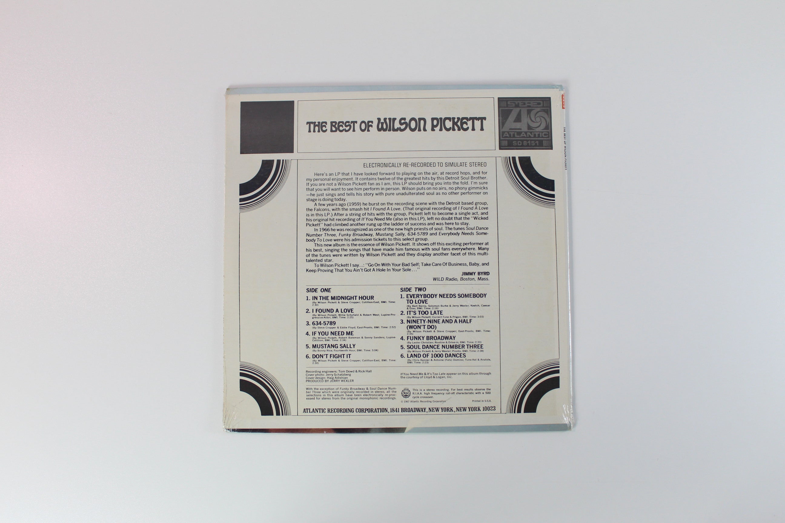 Wilson Pickett - The Best Of Wilson Pickett on Atlantic Stereo Sealed