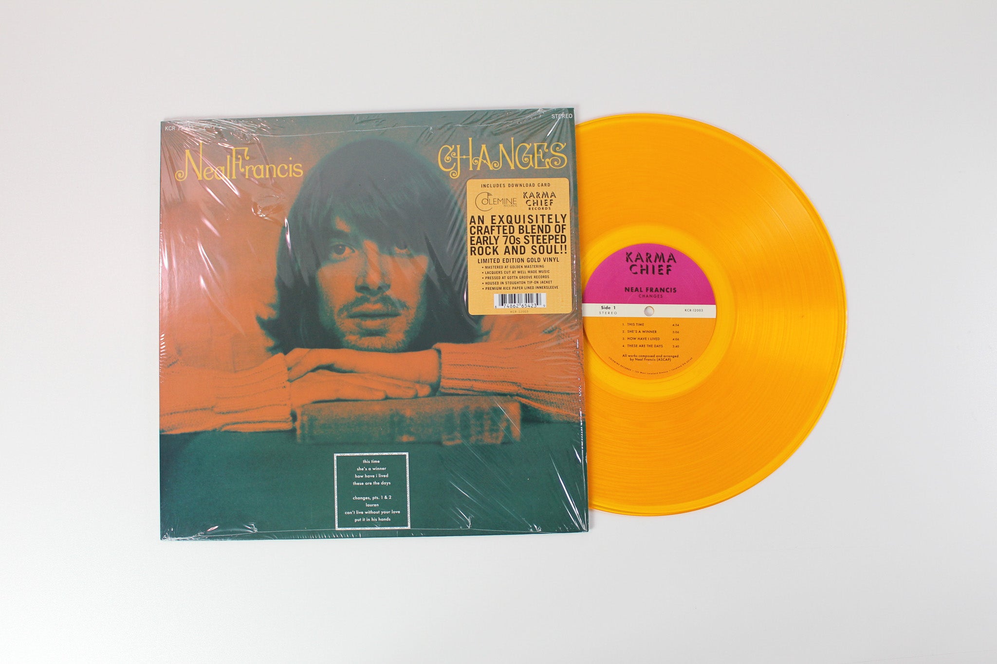 Neal Francis - Changes on Colemine Ltd Numbered Gold Vinyl