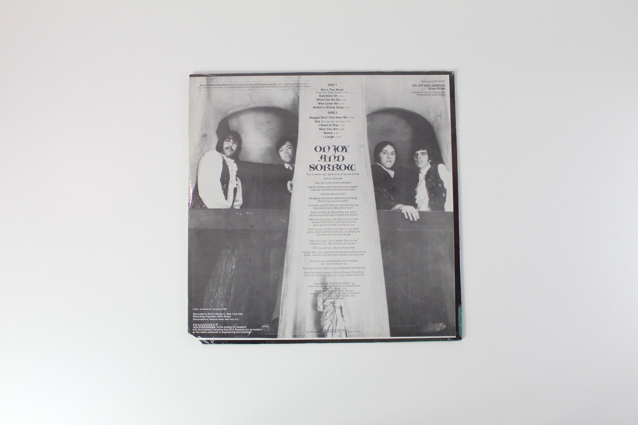 Glass Prism - On Joy And Sorrow on RCA Sealed