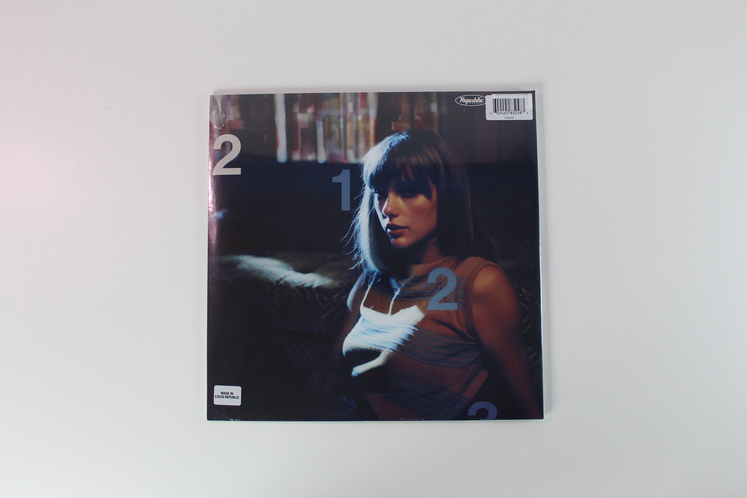 Taylor Swift - Midnights on Republic Moonstone Blue Marbled With Signed Insert Sealed