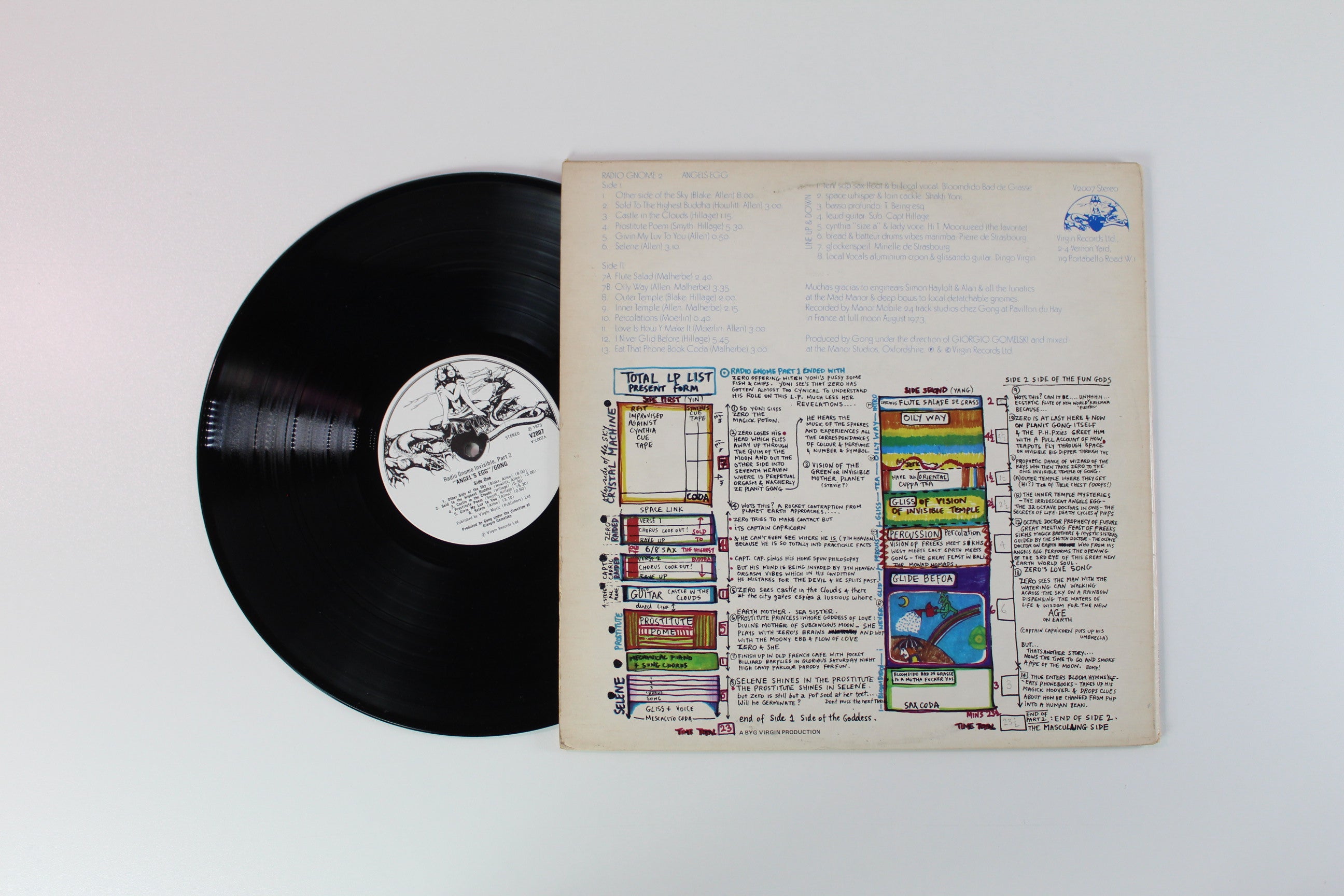 Gong - Angel's Egg (Radio Gnome Invisible Part 2) on Virgin UK Pressing