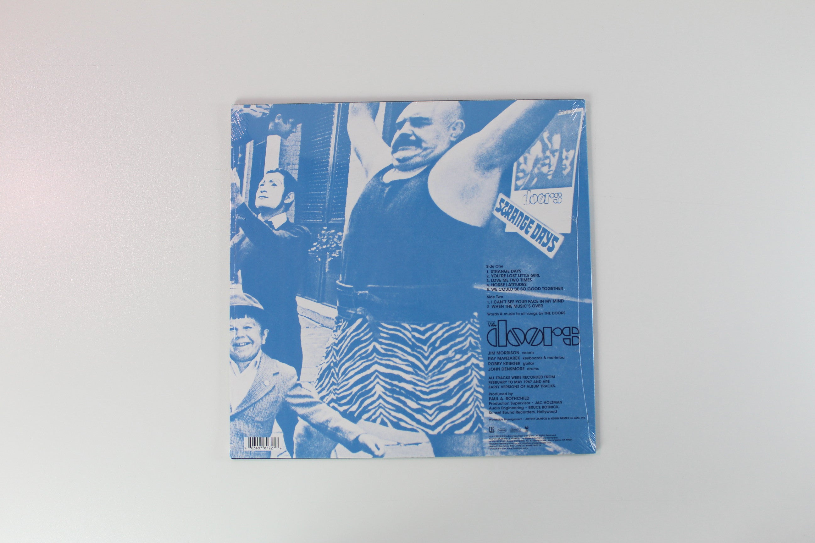 The Doors - Strange Days 1967: A Work In Progress on Elektra Rhino Ltd Numbered RSD 2025 Blue Translucent Sealed