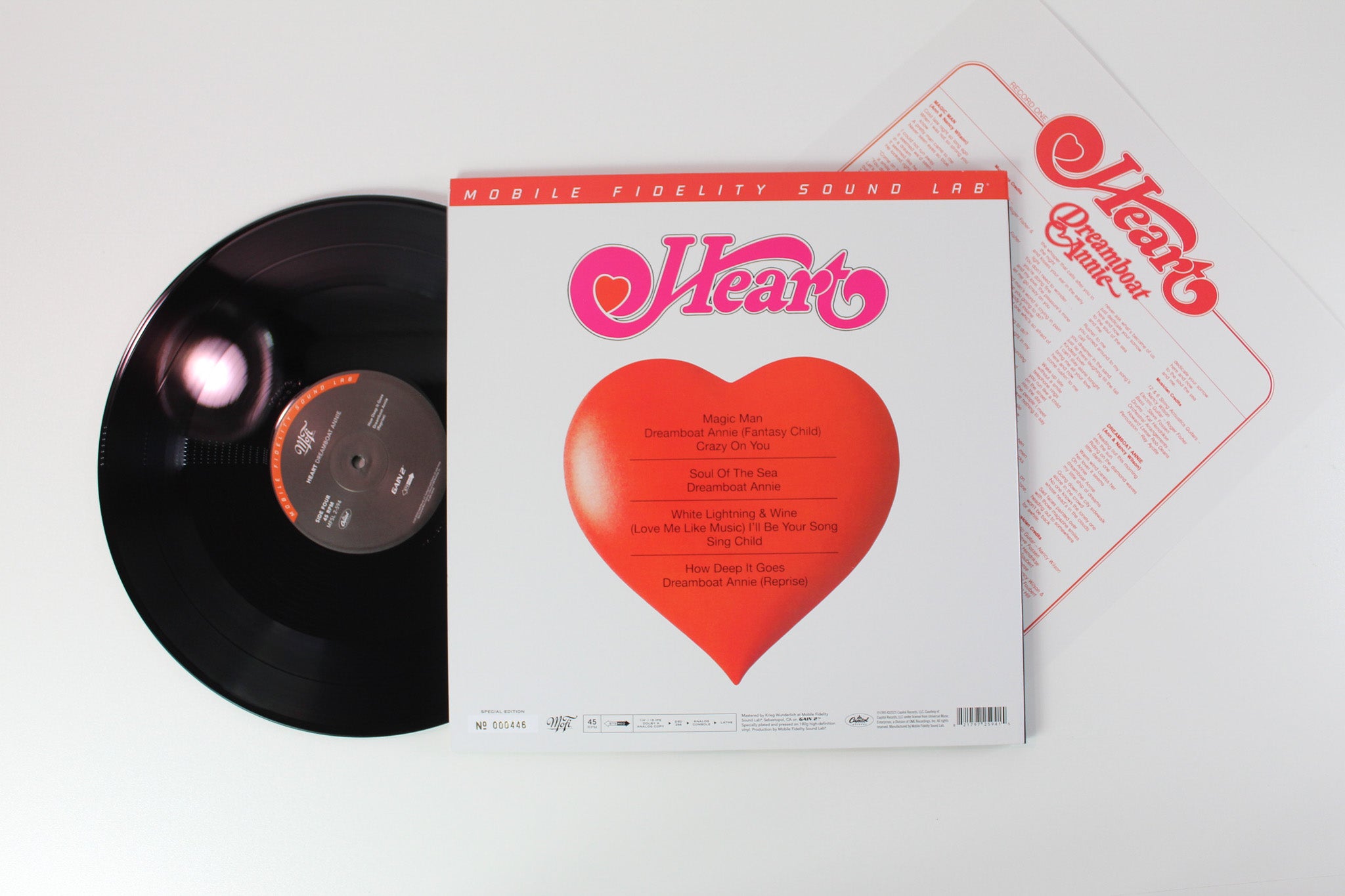 Heart - Dreamboat Annie on Mobile Fidelity Sound Lab Ltd Numbered 2 X 12" 45 RPM Reissue