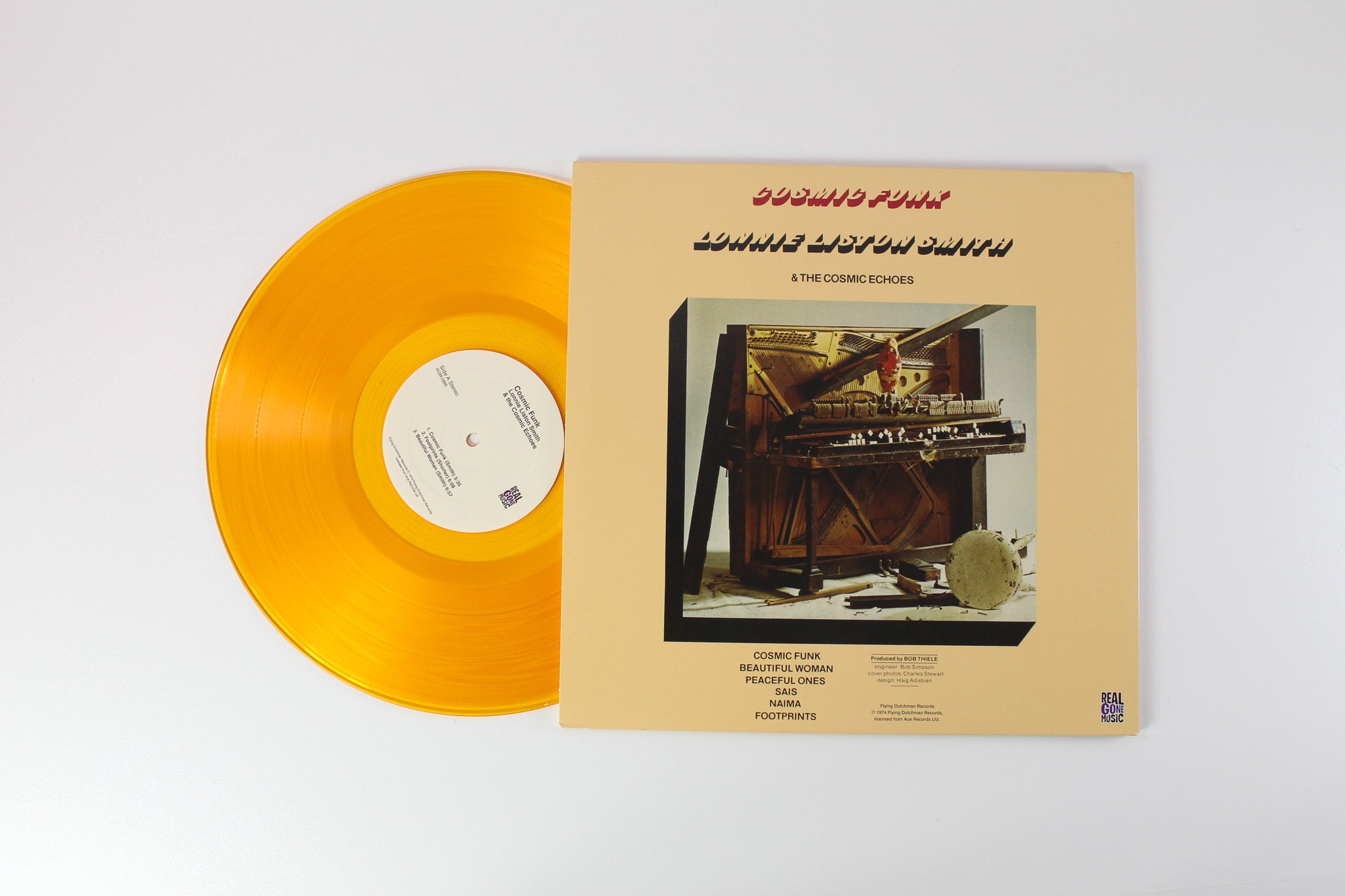 Lonnie Liston Smith And The Cosmic Echoes - Cosmic Funk on Real Gone Ltd Gold Vinyl Reissue