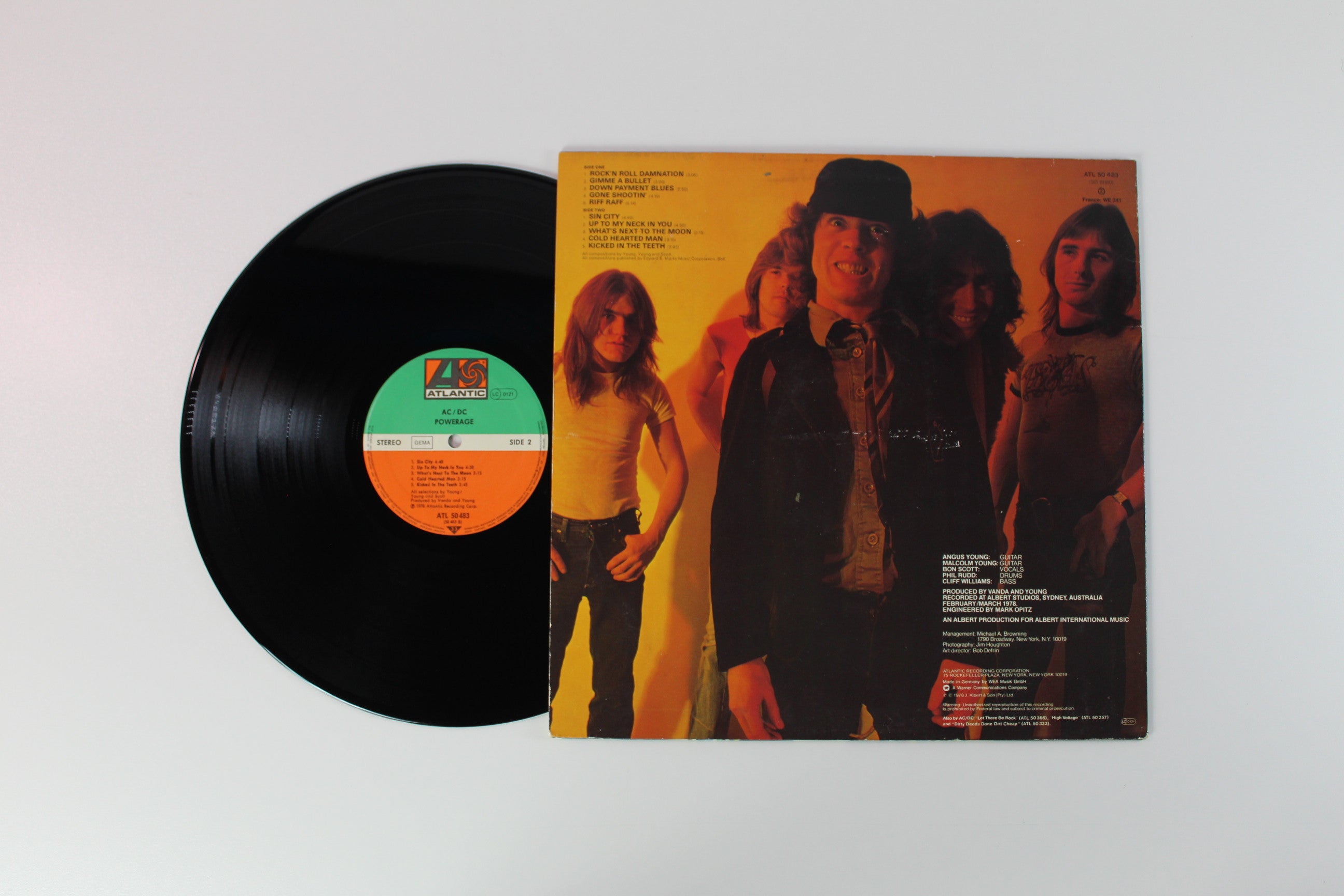 AC/DC - Powerage on Atlantic German Reissue