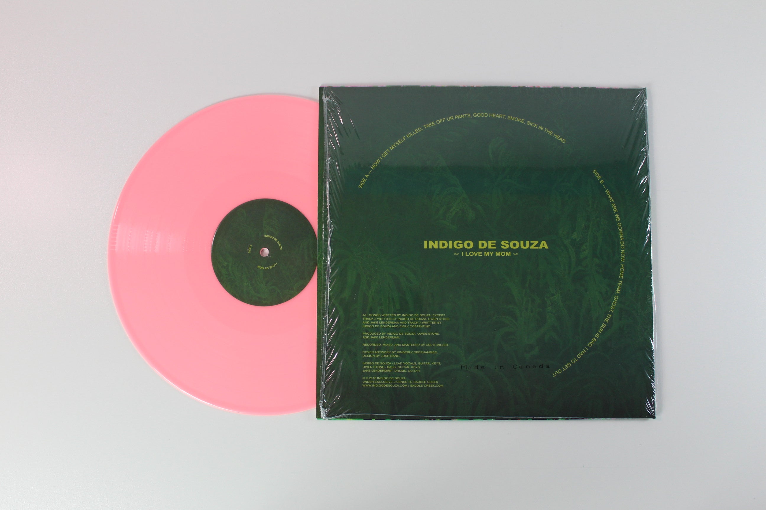 Indigo De Souza - I Love My Mom on Saddle Creek Ltd Bubblegum Vinyl