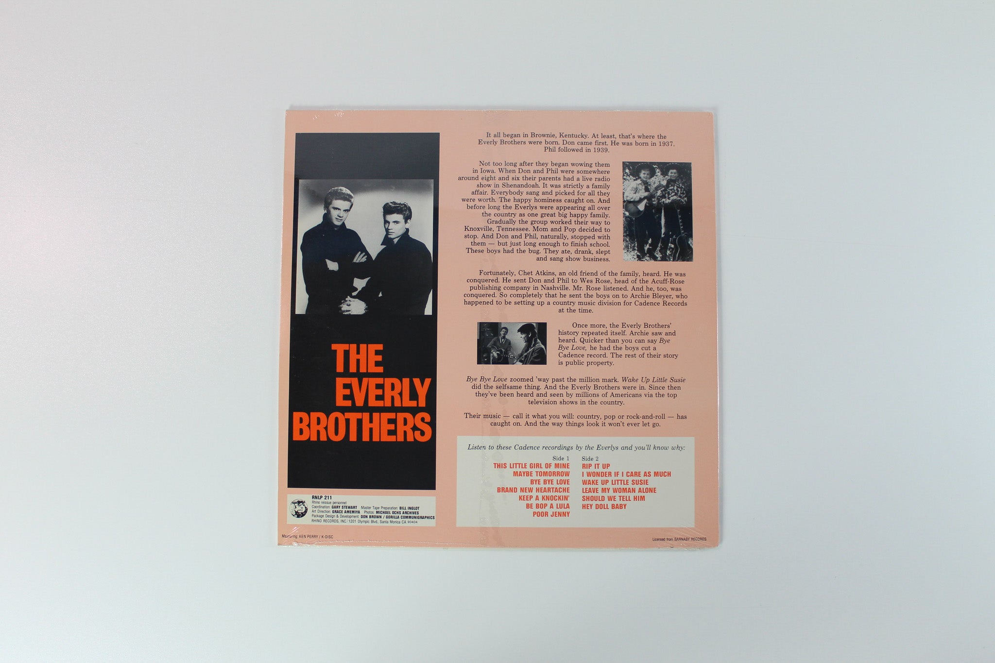 Everly Brothers - The Everly Brothers on Rhino Records Reissue Sealed