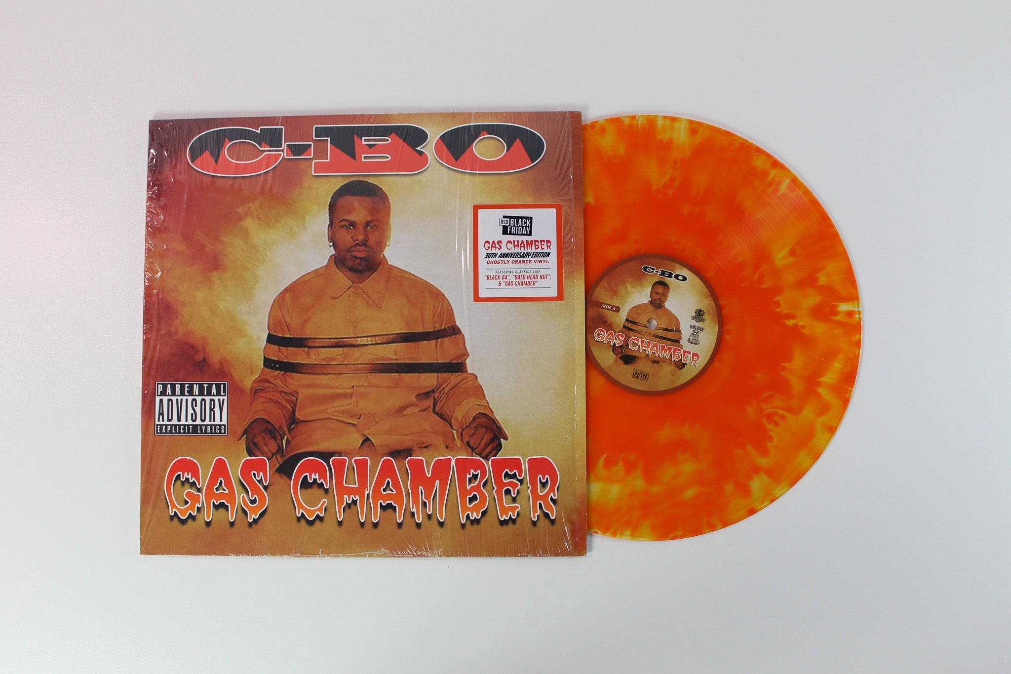 C-Bo - Gas Chamber on Compound Interest - Orange Vinyl Reissue