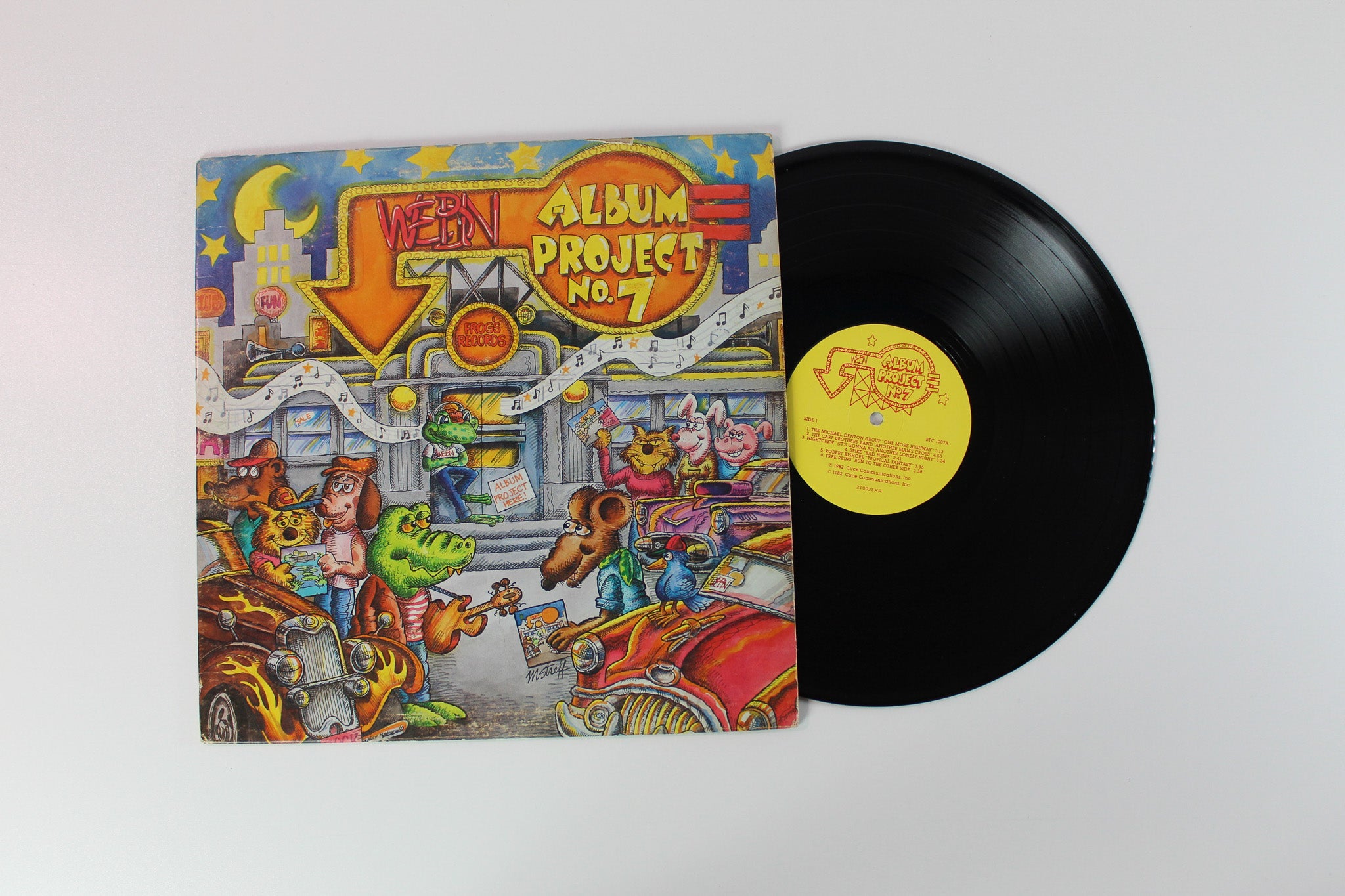 Various - WEBN Album Project No. 7 on Brute Force Cybernetics Records
