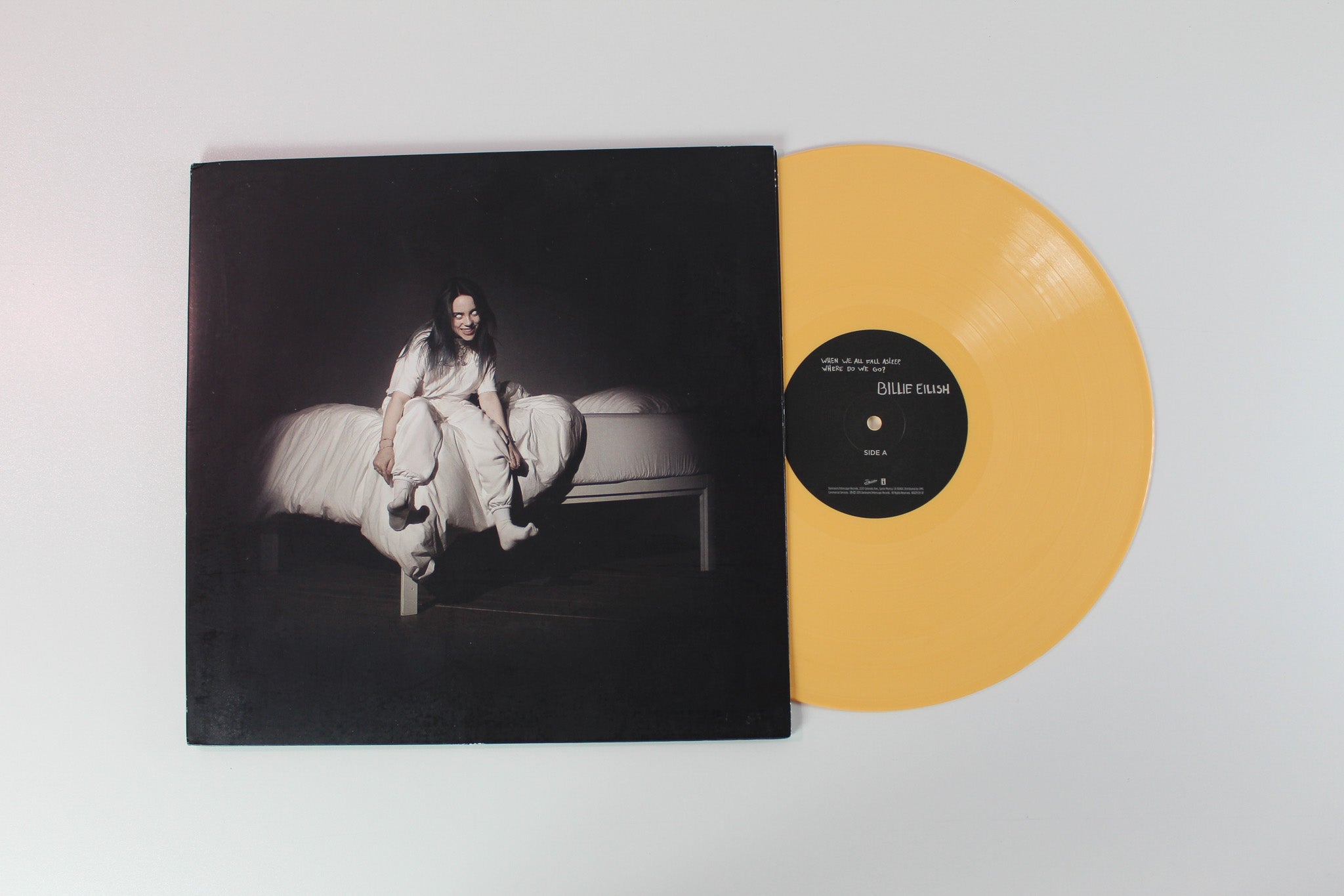 Billie Eilish - When We All Fall Asleep, Where Do We Go? on Darkroom - Yellow Vinyl
