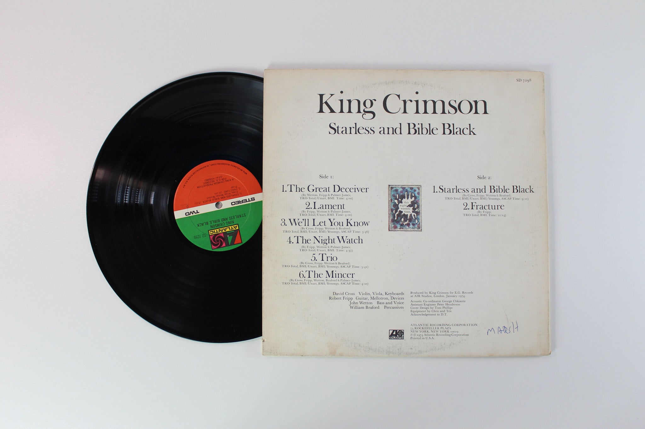 King Crimson - Starless And Bible Black on Atlantic