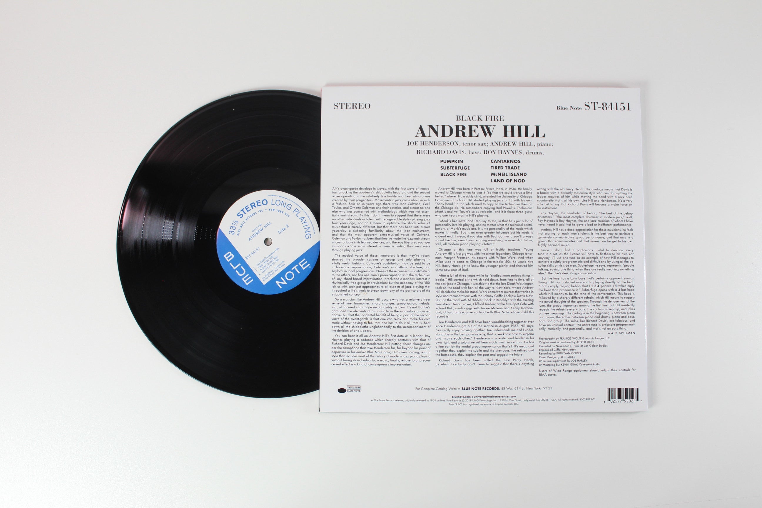 Andrew Hill - Black Fire Blue Note Tone Poet Series Reissue