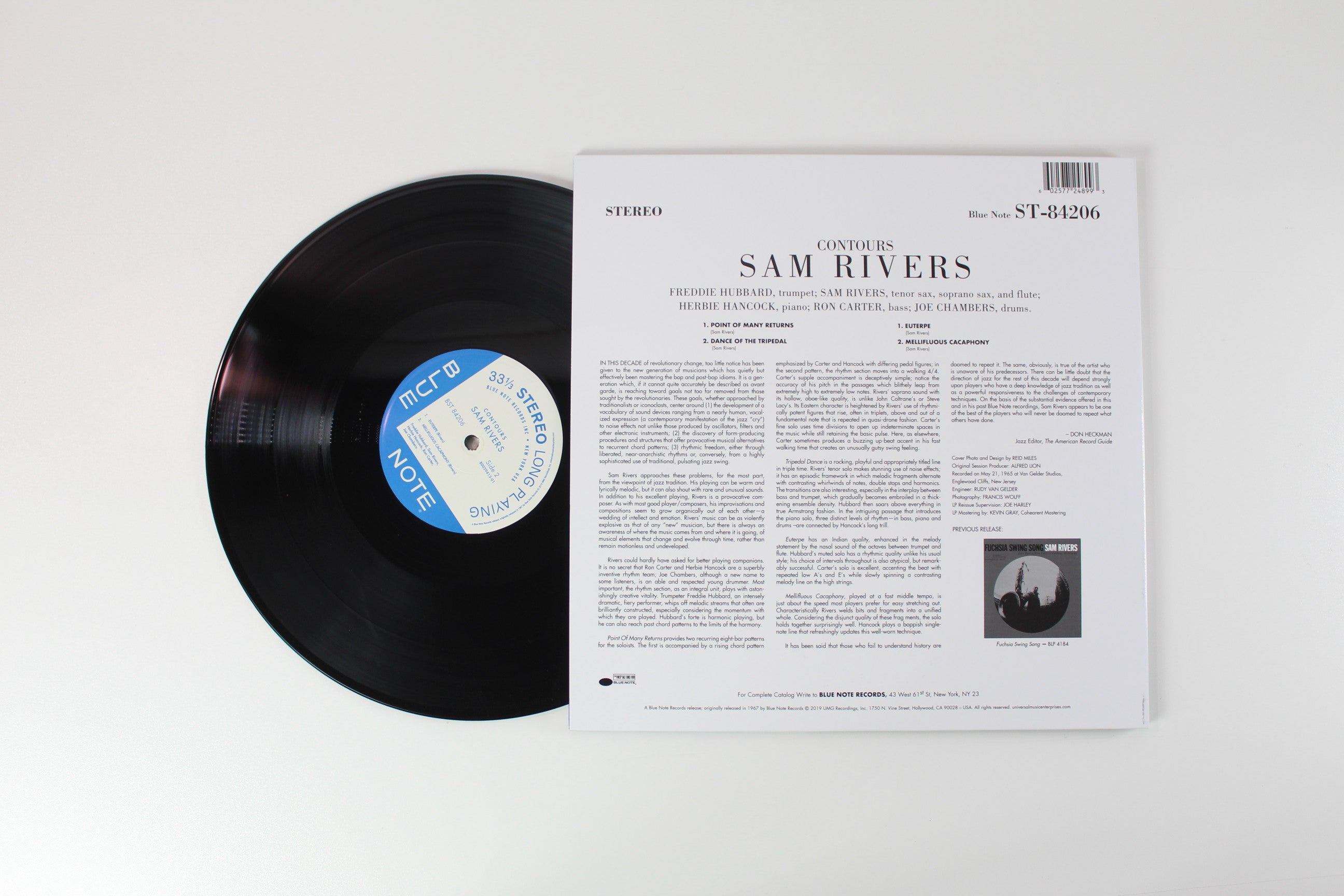 Sam Rivers - Contours Blue Note Tone Poet Series Reissue