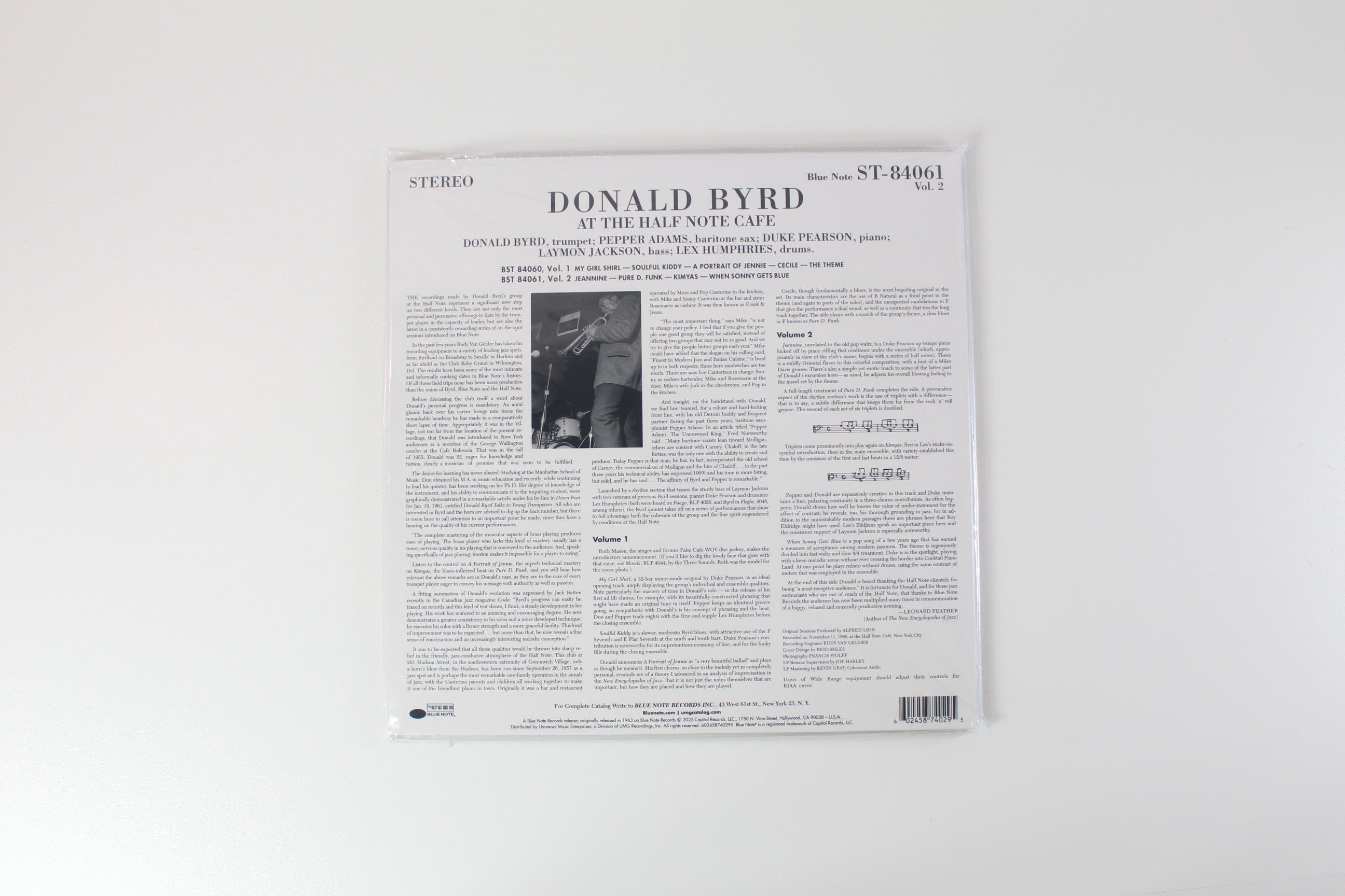 Donald Byrd - At The Half Note Cafe Vol. 2 Blue Note Tone Poet Series Reissue Sealed