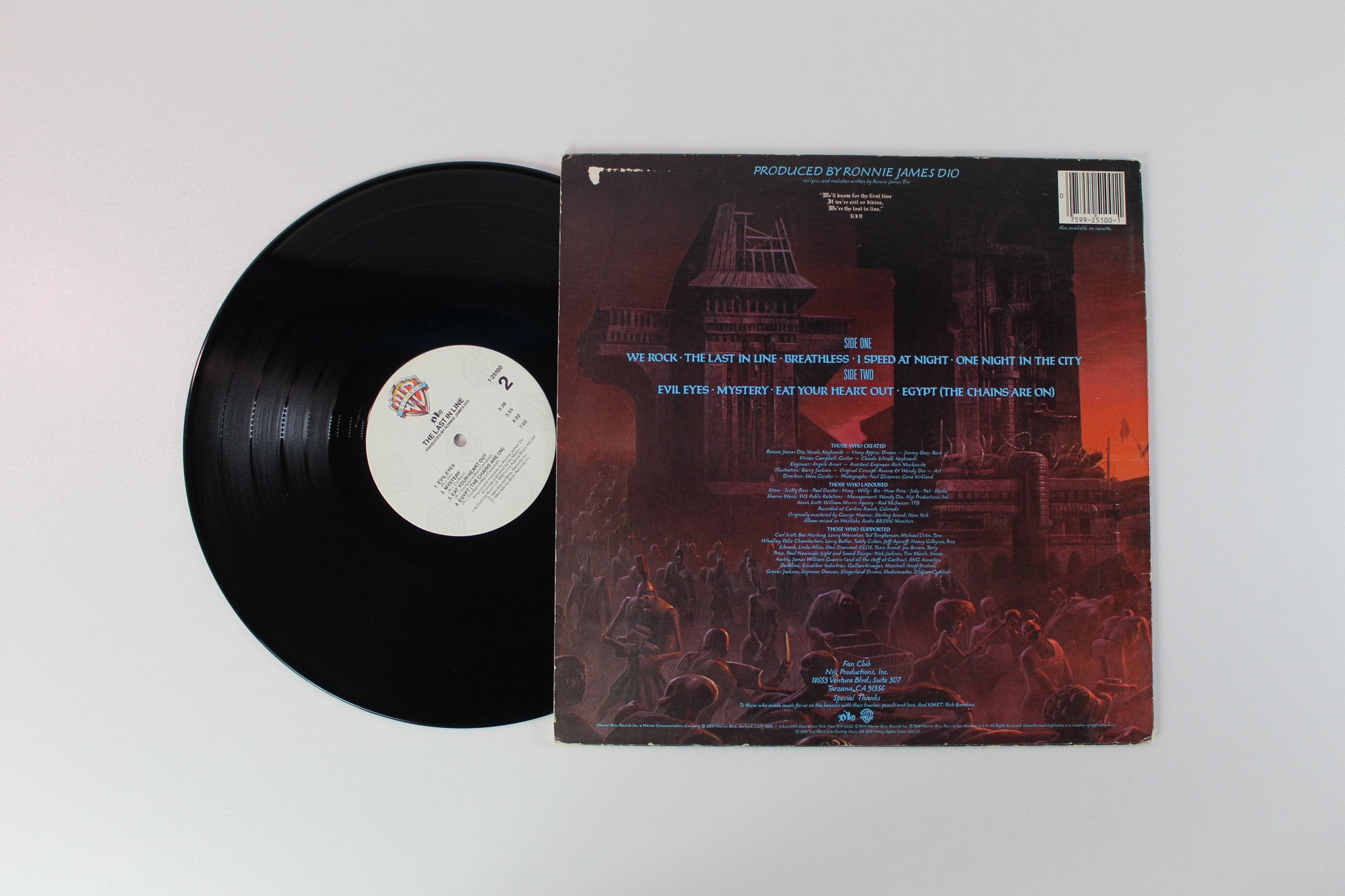 Dio - The Last In Line on Warner Bros. Records