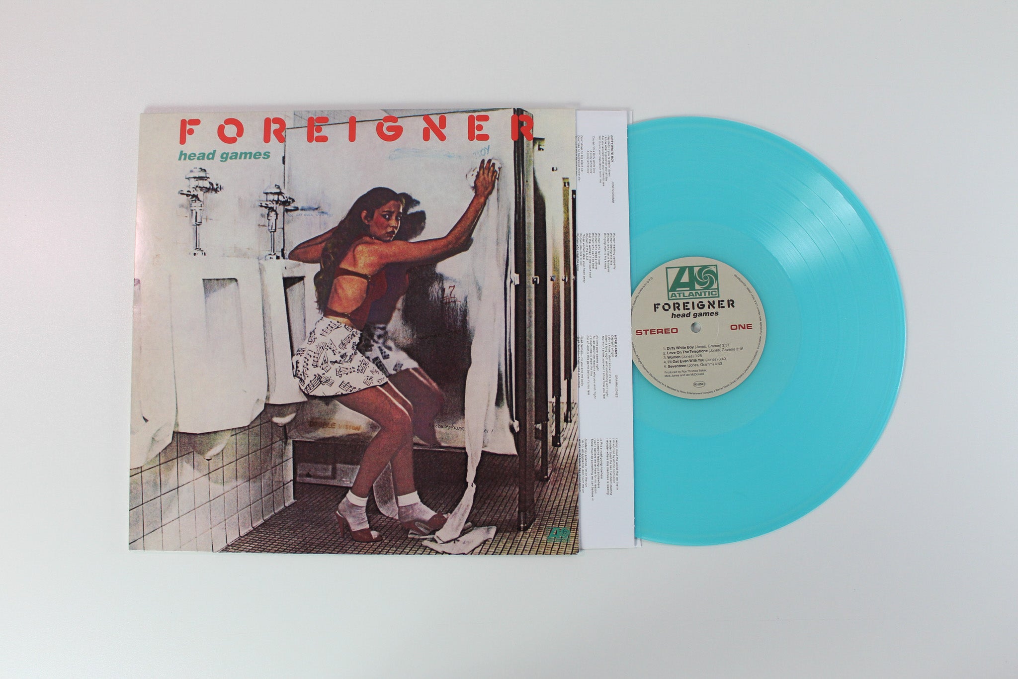 Foreigner - Head Games on Atlantic - Blue Vinyl Reissue