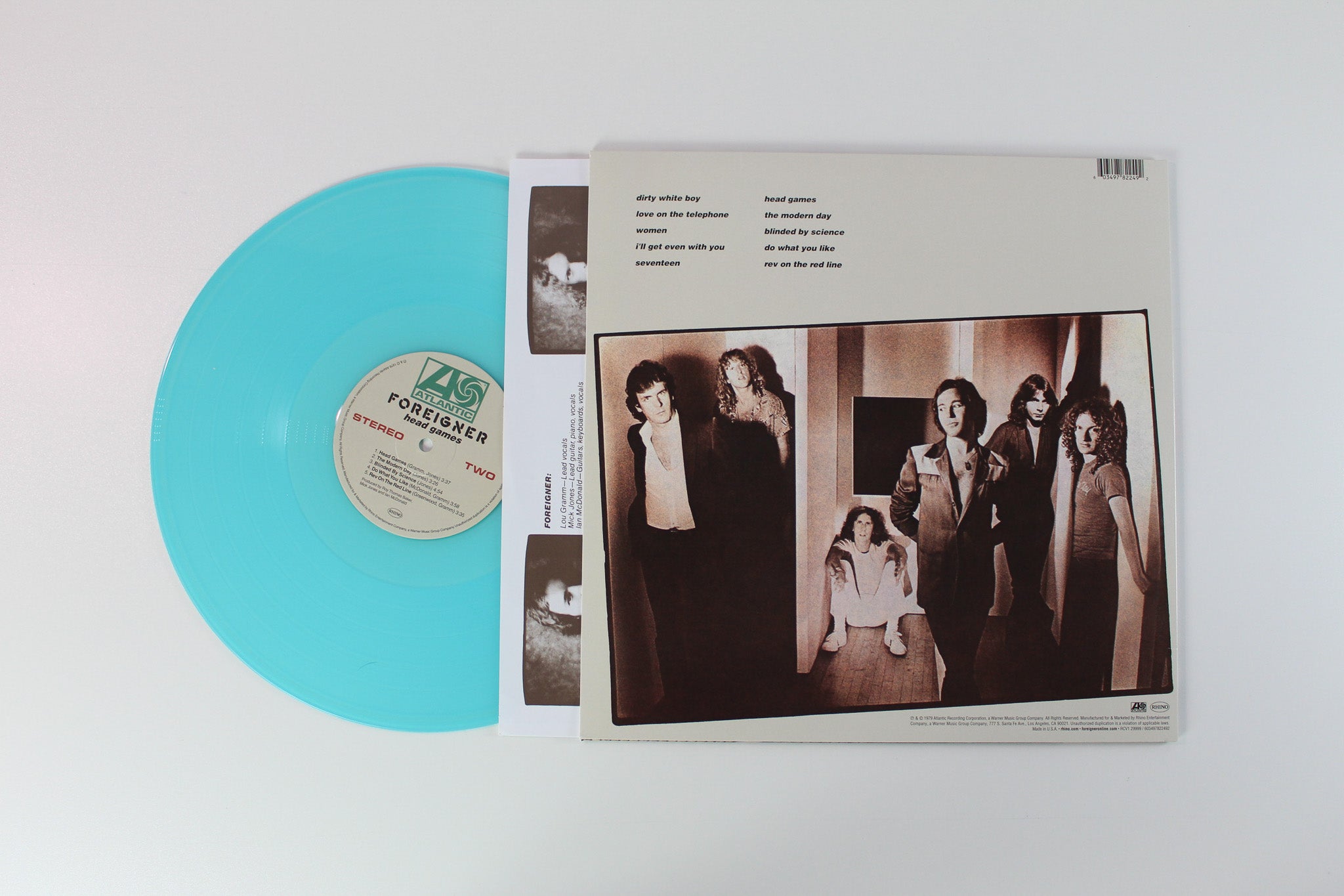 Foreigner - Head Games on Atlantic - Blue Vinyl Reissue