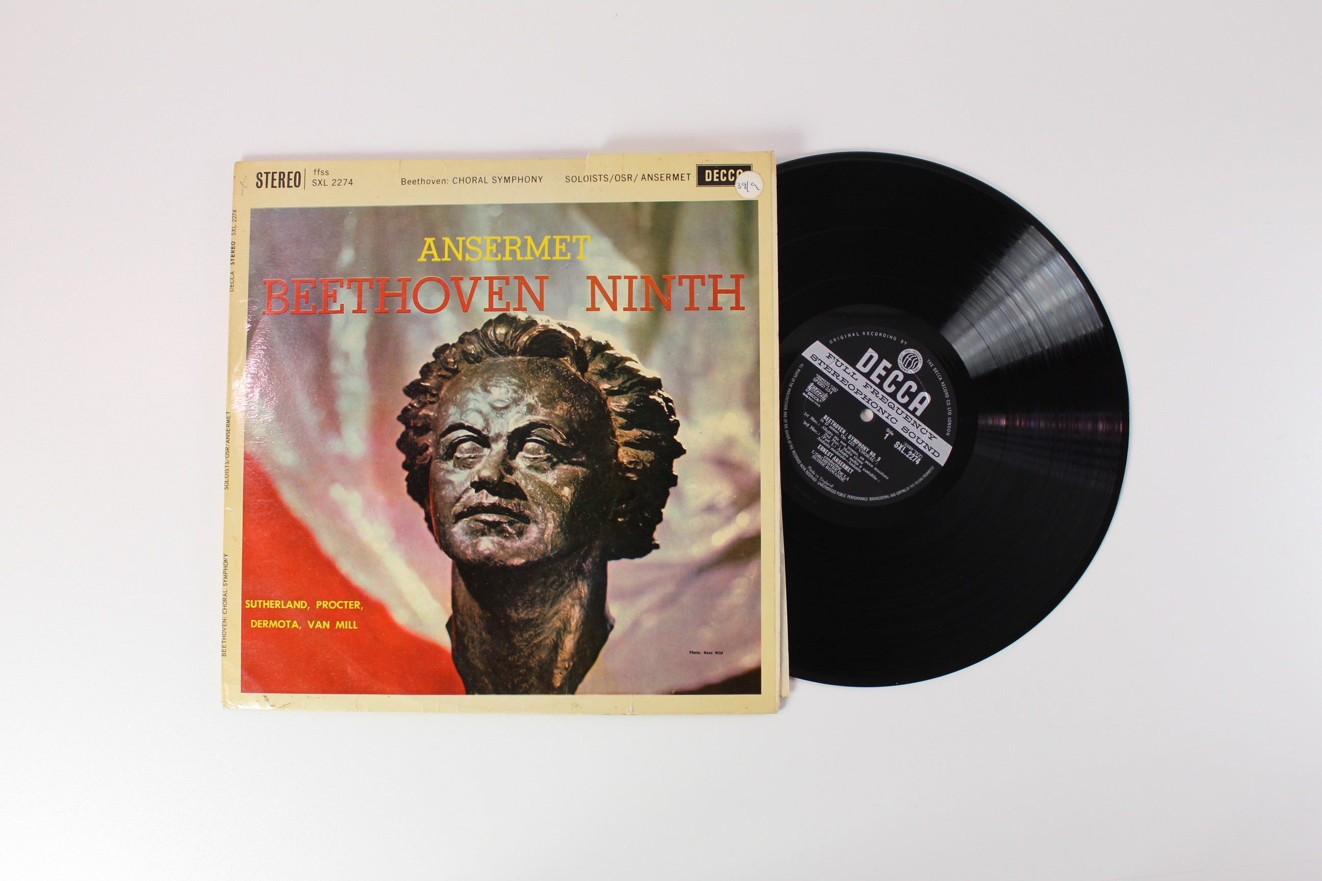 Ludwig van Beethoven / Ernest Ansermet - Ninth on Decca UK Stereo