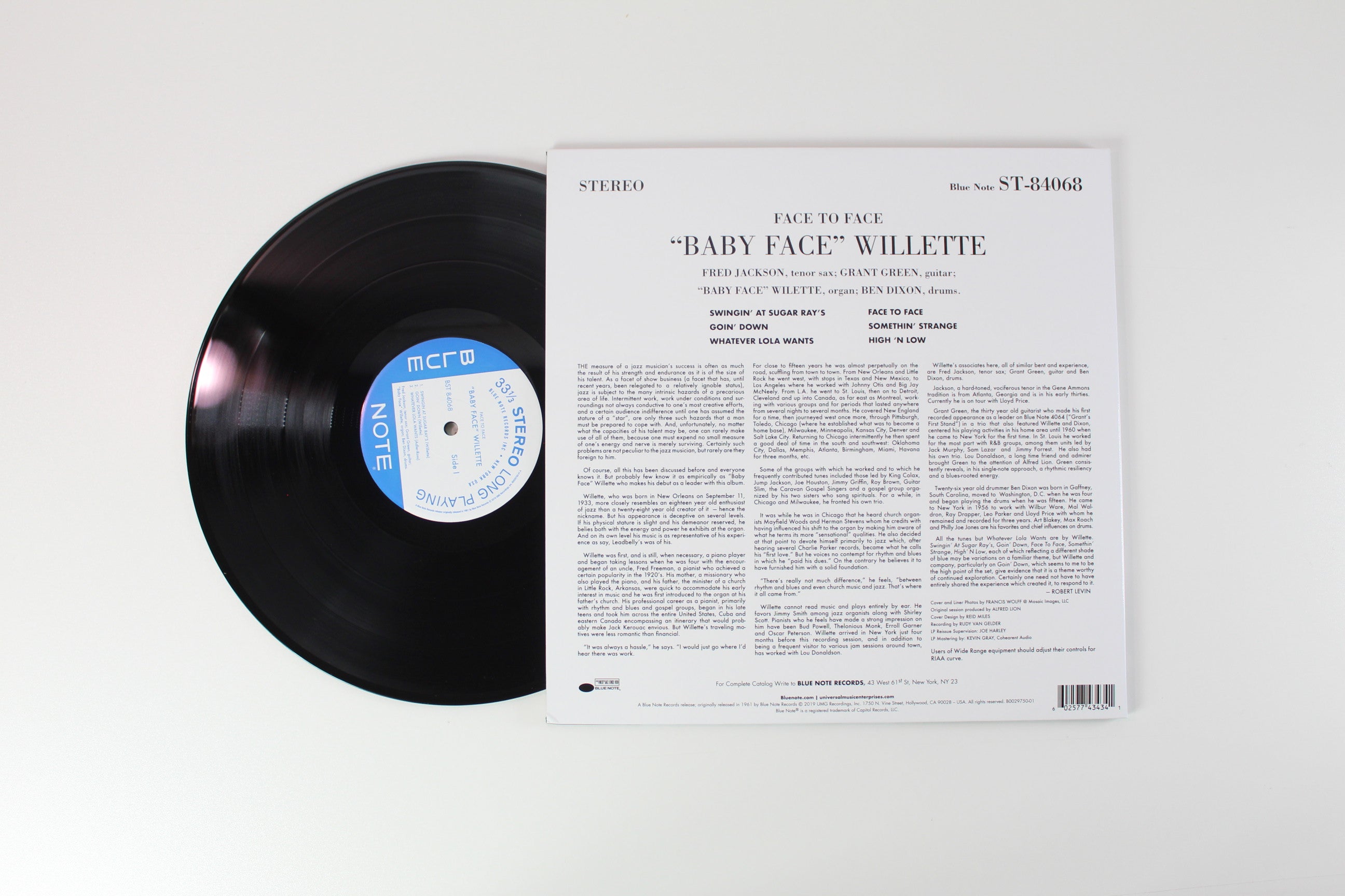 'Baby Face' Willette - Face To Face Blue Note Tone Poet Series Reissue