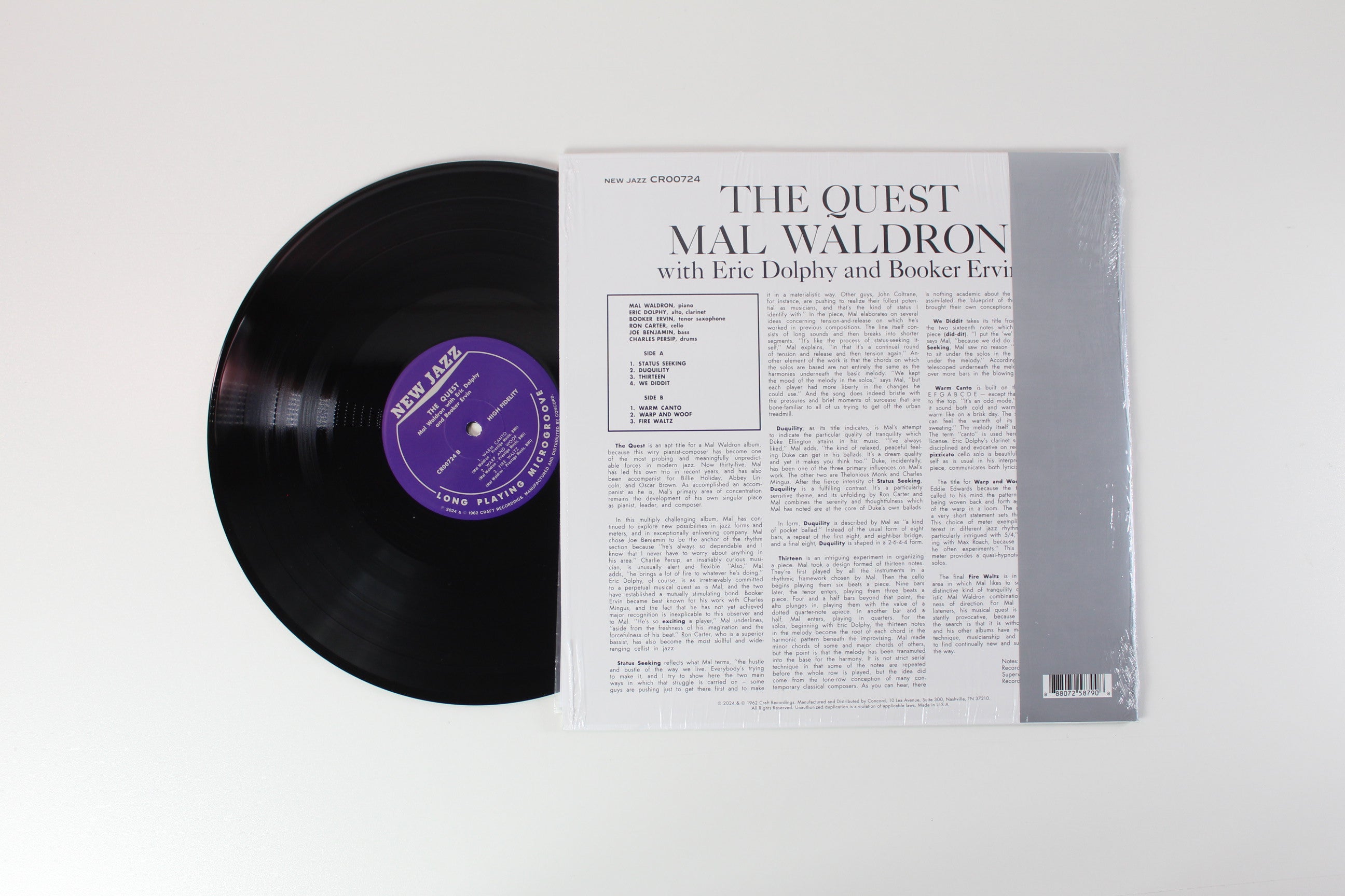 Mal Waldron - The Quest on New Jazz OJC Reissue
