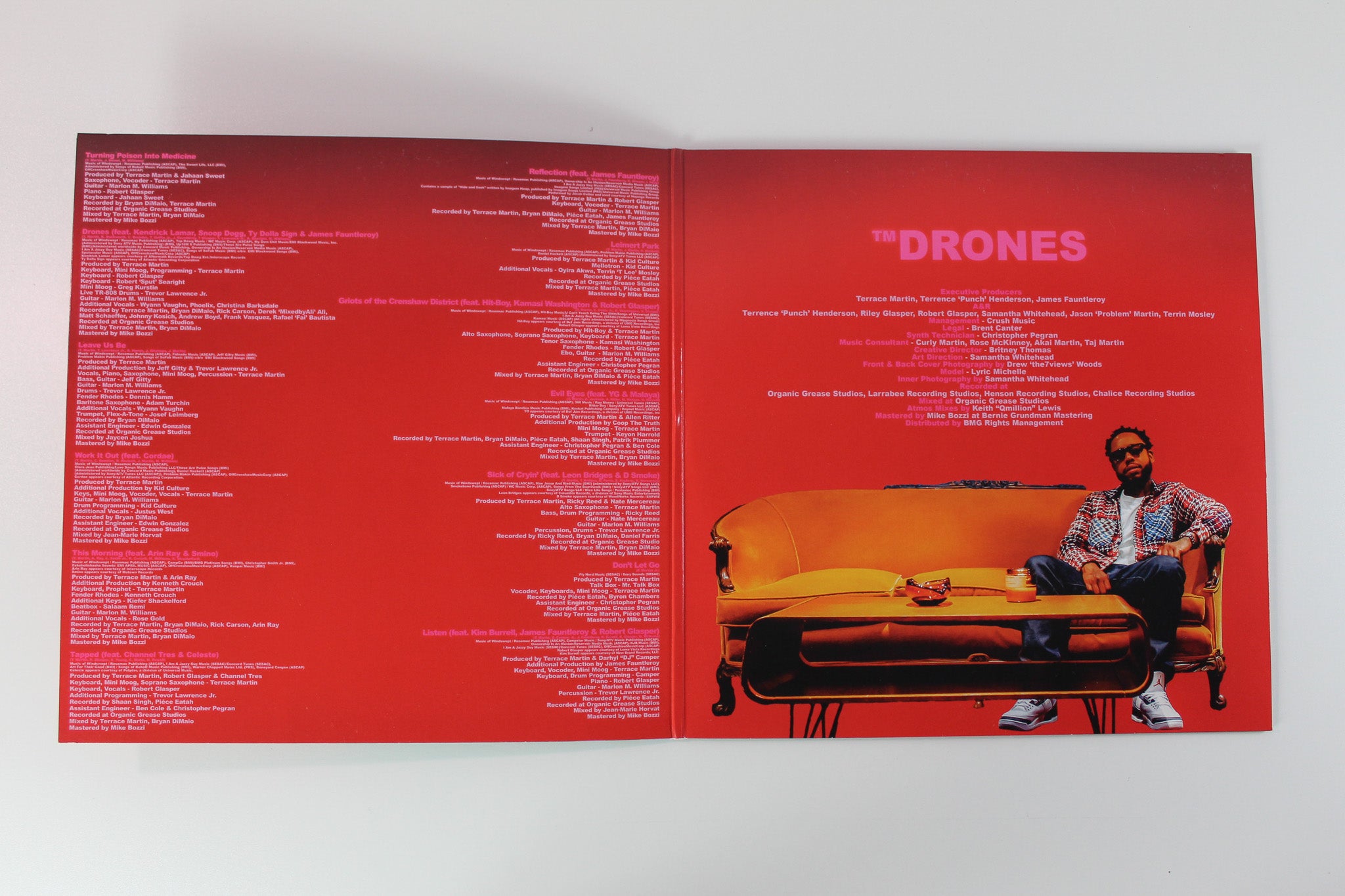 Terrace Martin - Drones on BMG Rights Management - Red Vinyl