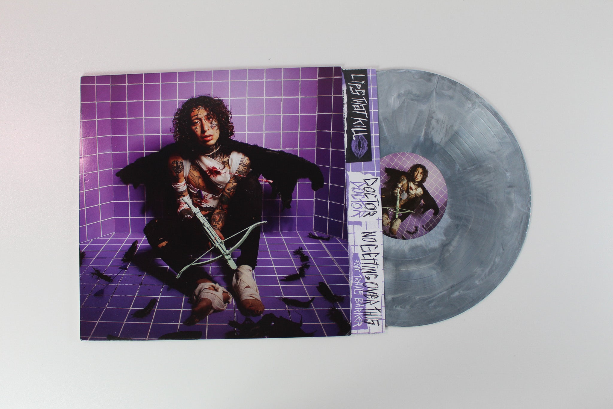 Lil Lotus - ERRØR BØY on Epitaph - Black & White Explosion Colored Vinyl
