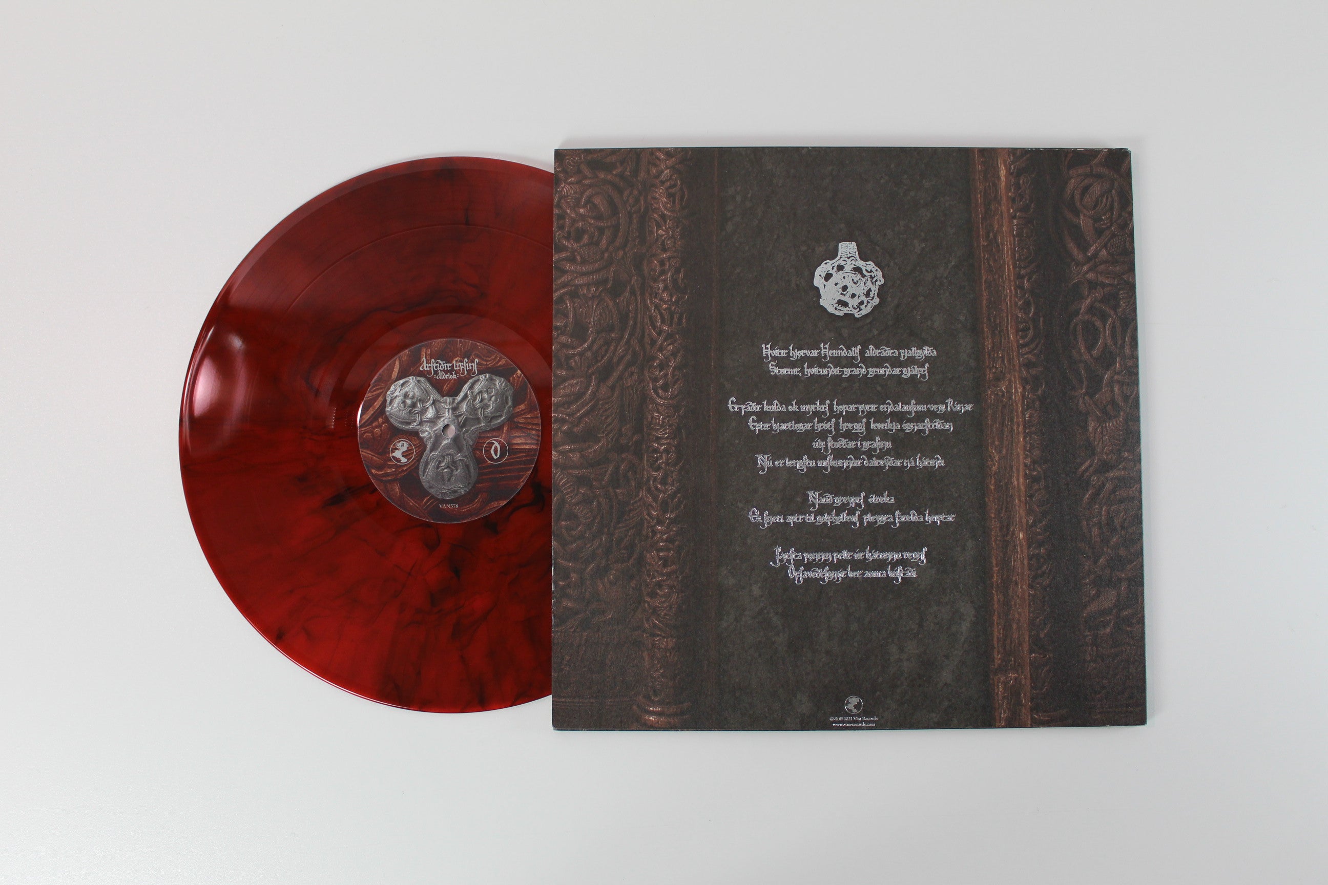 Árstíðir Lífsins - Aldrlok on Van Records Red Marbled
