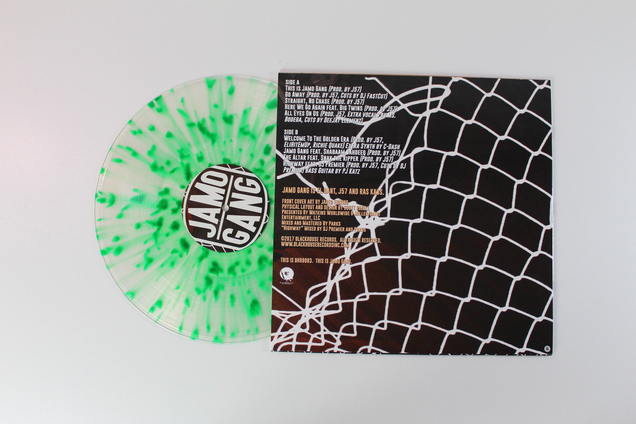 Jamo Gang - Jamo Gang on Blackhouse Records - Clear / Green Splatter